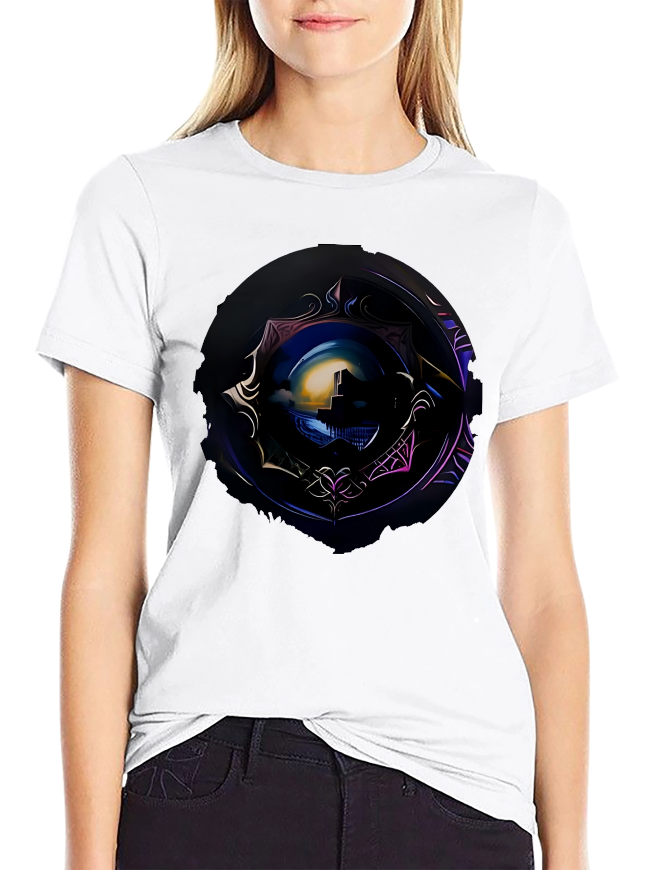 Nightscape Graphic Tee - Premium Print