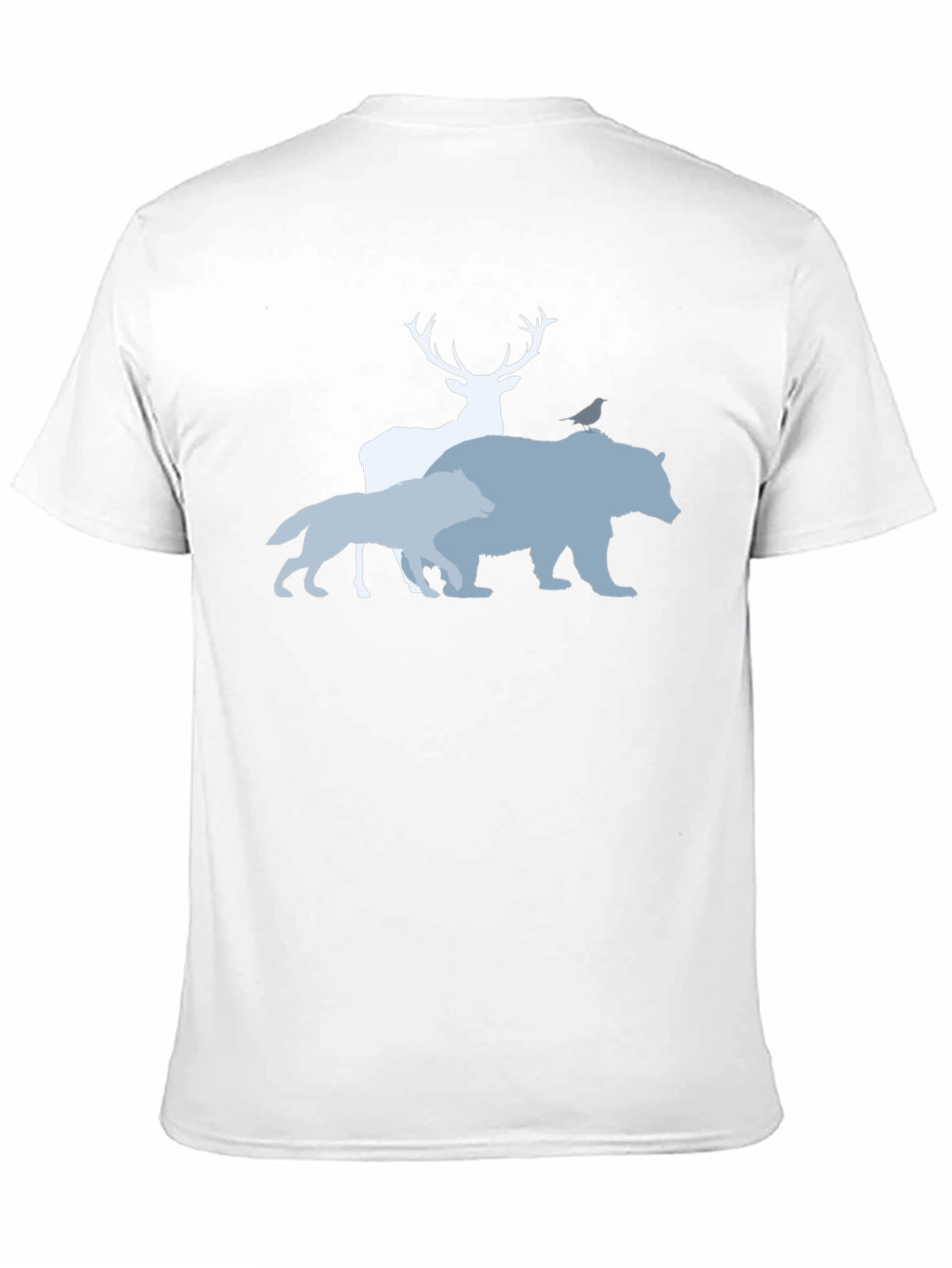 Wildlife Trio Graphic Tee - Black