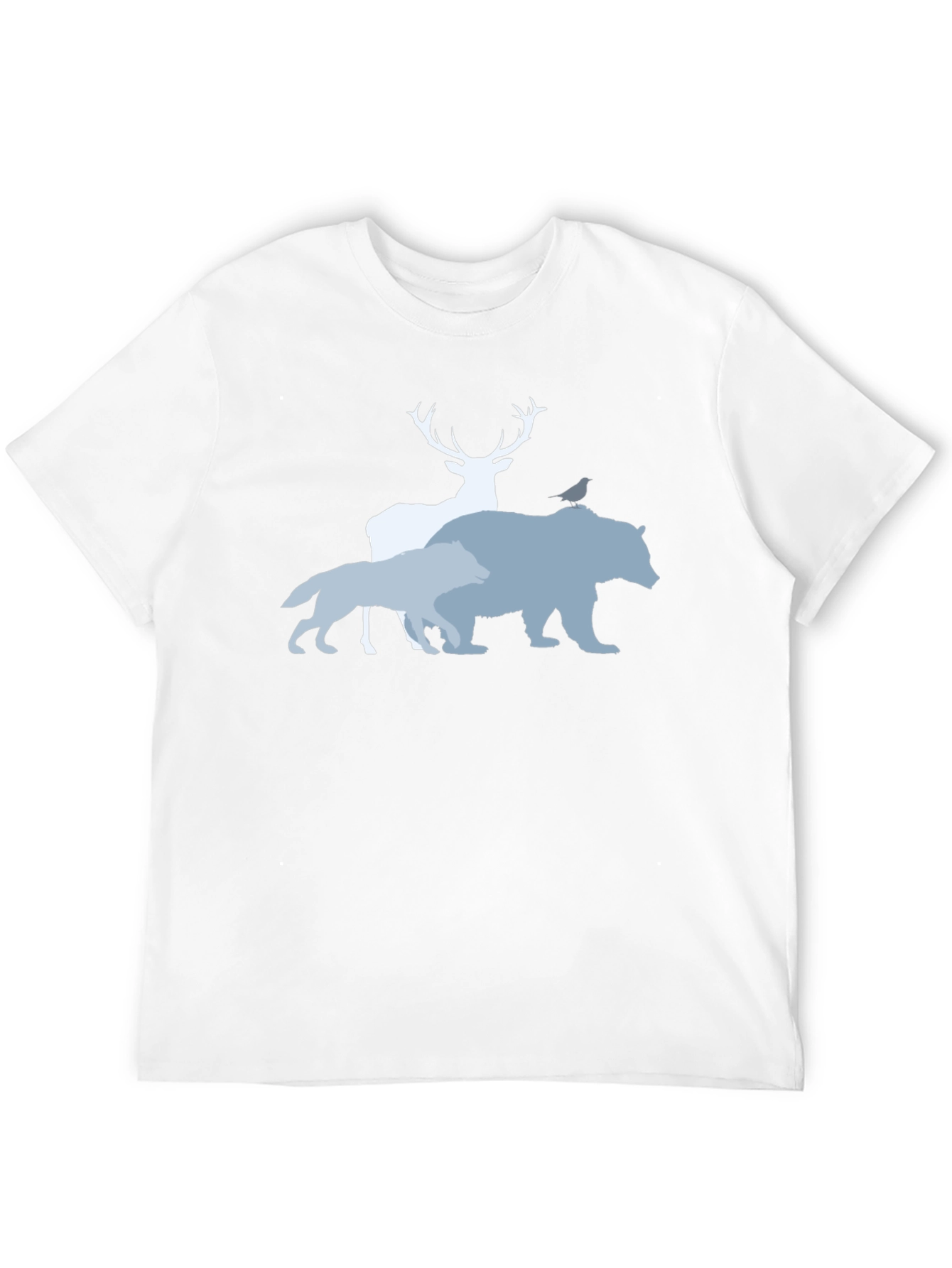 Wildlife Trio Graphic Tee - Black