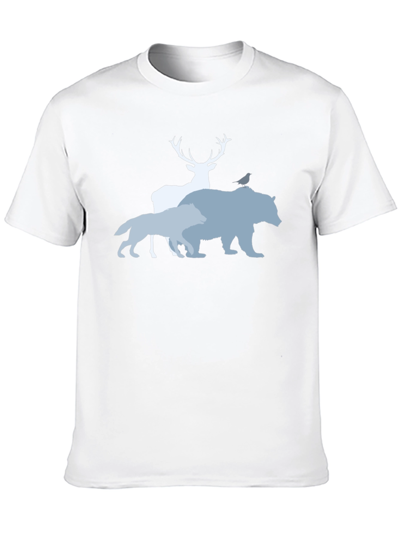 Wildlife Trio Graphic Tee - Black