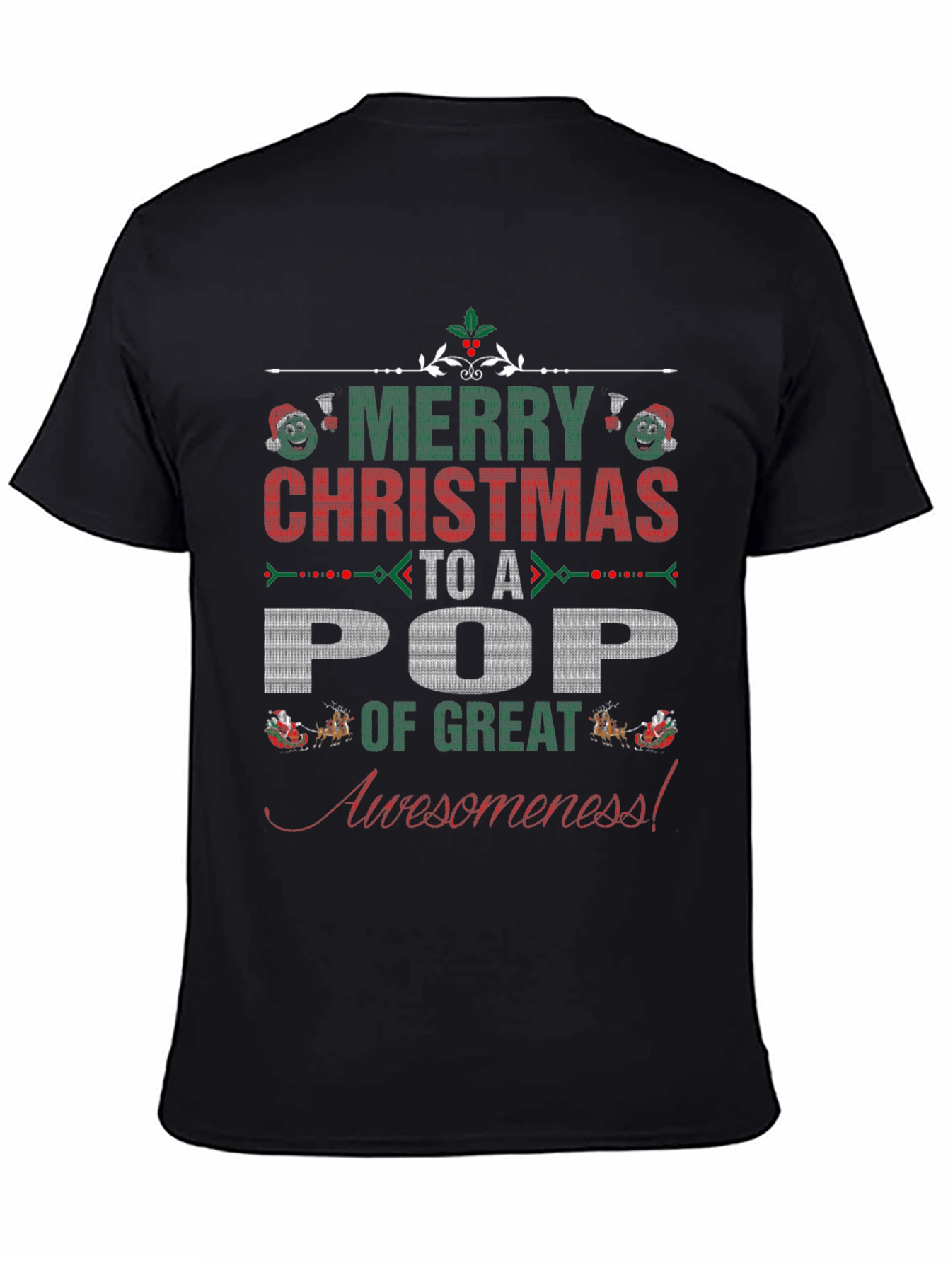 Merry Christmas Pop Awesomeness T-Shirt
