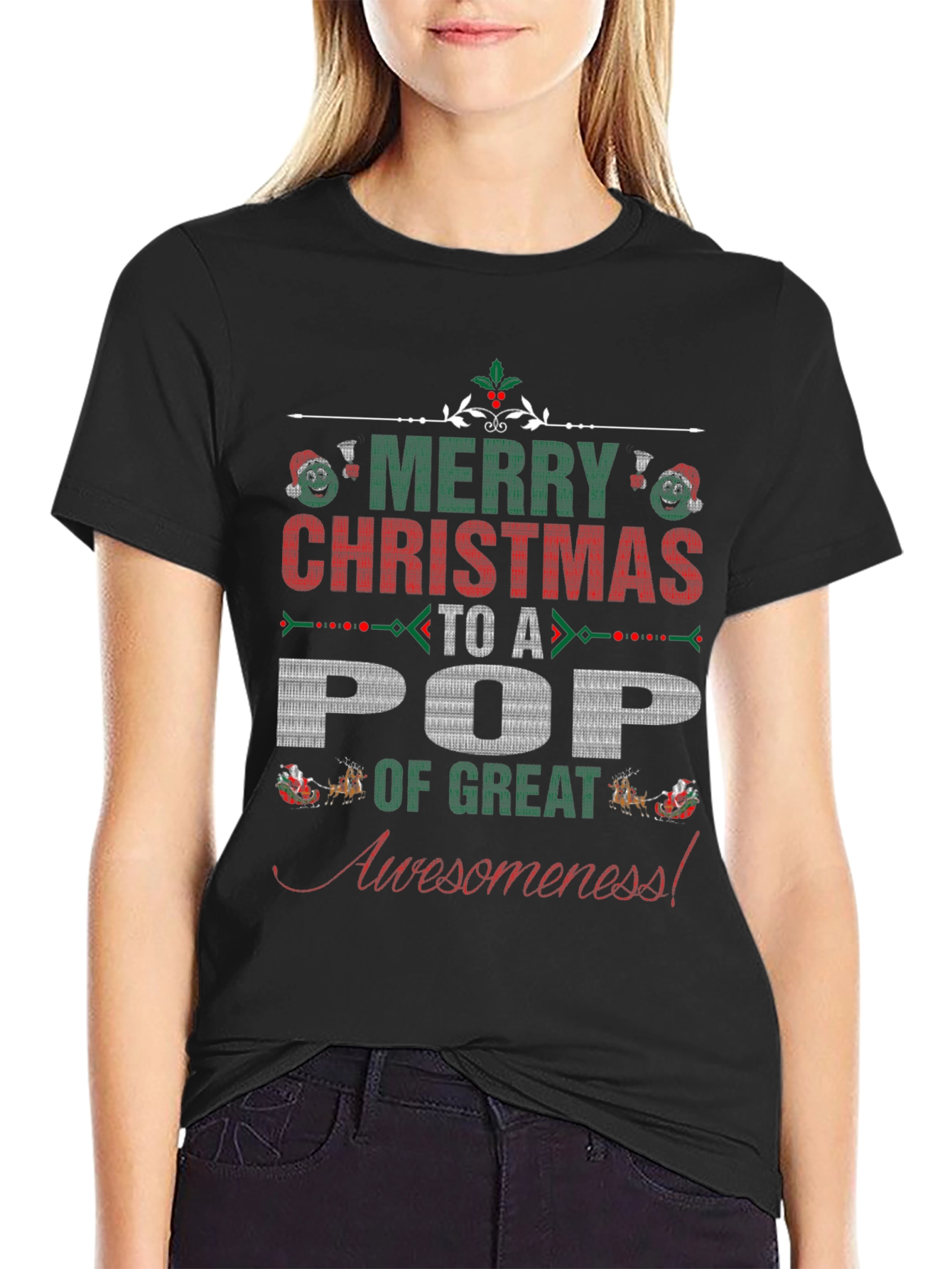 Merry Christmas Pop Awesomeness T-Shirt