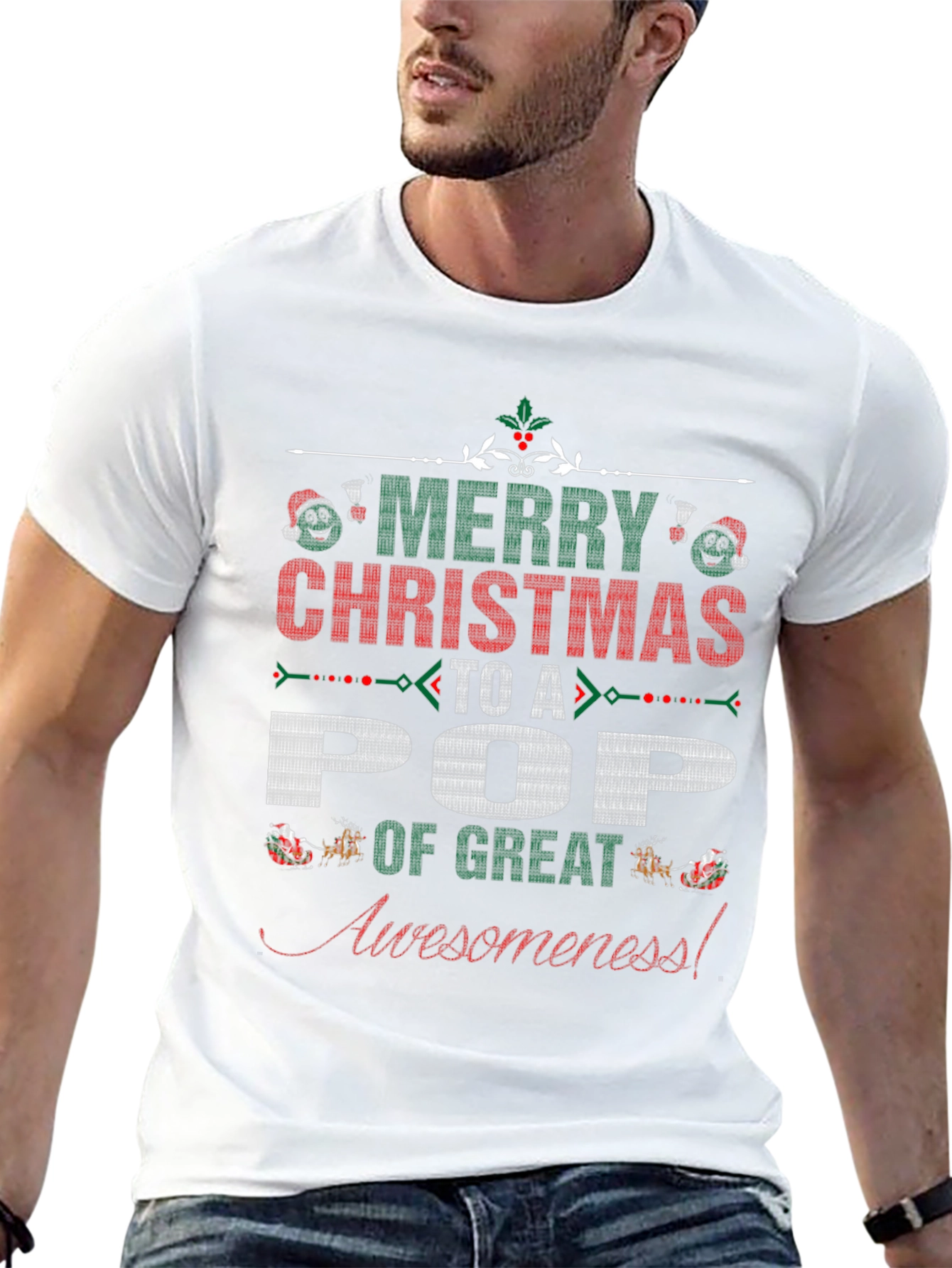 Merry Christmas Pop Awesomeness T-Shirt