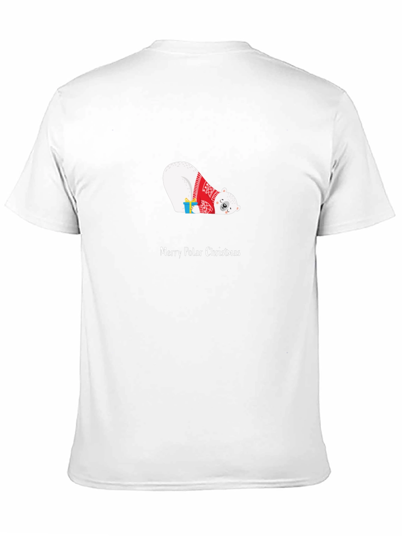 Merry Polar Christmas Graphic T-Shirt - Black