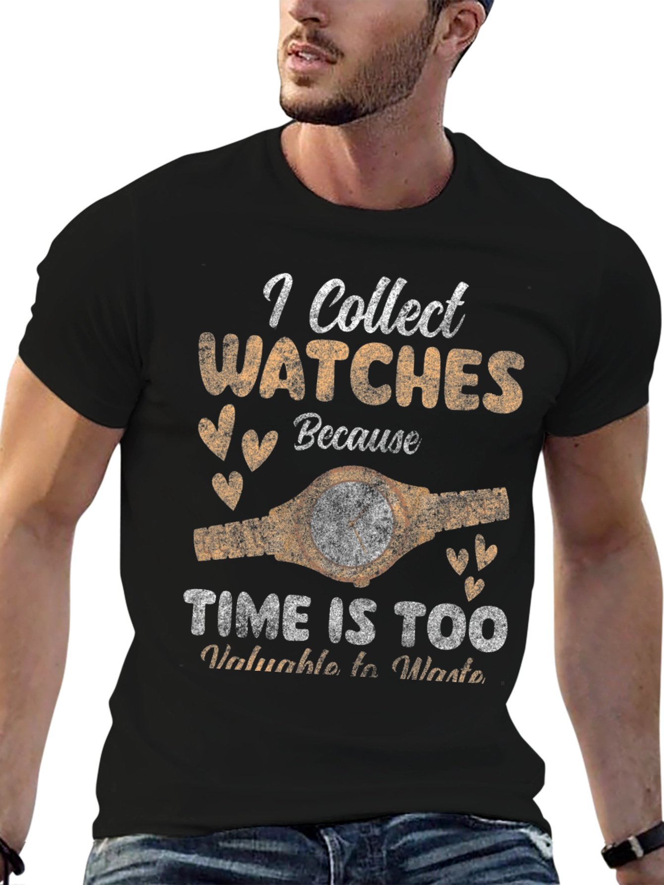 I Collect Watches T-Shirt - Timepiece Collector Tee