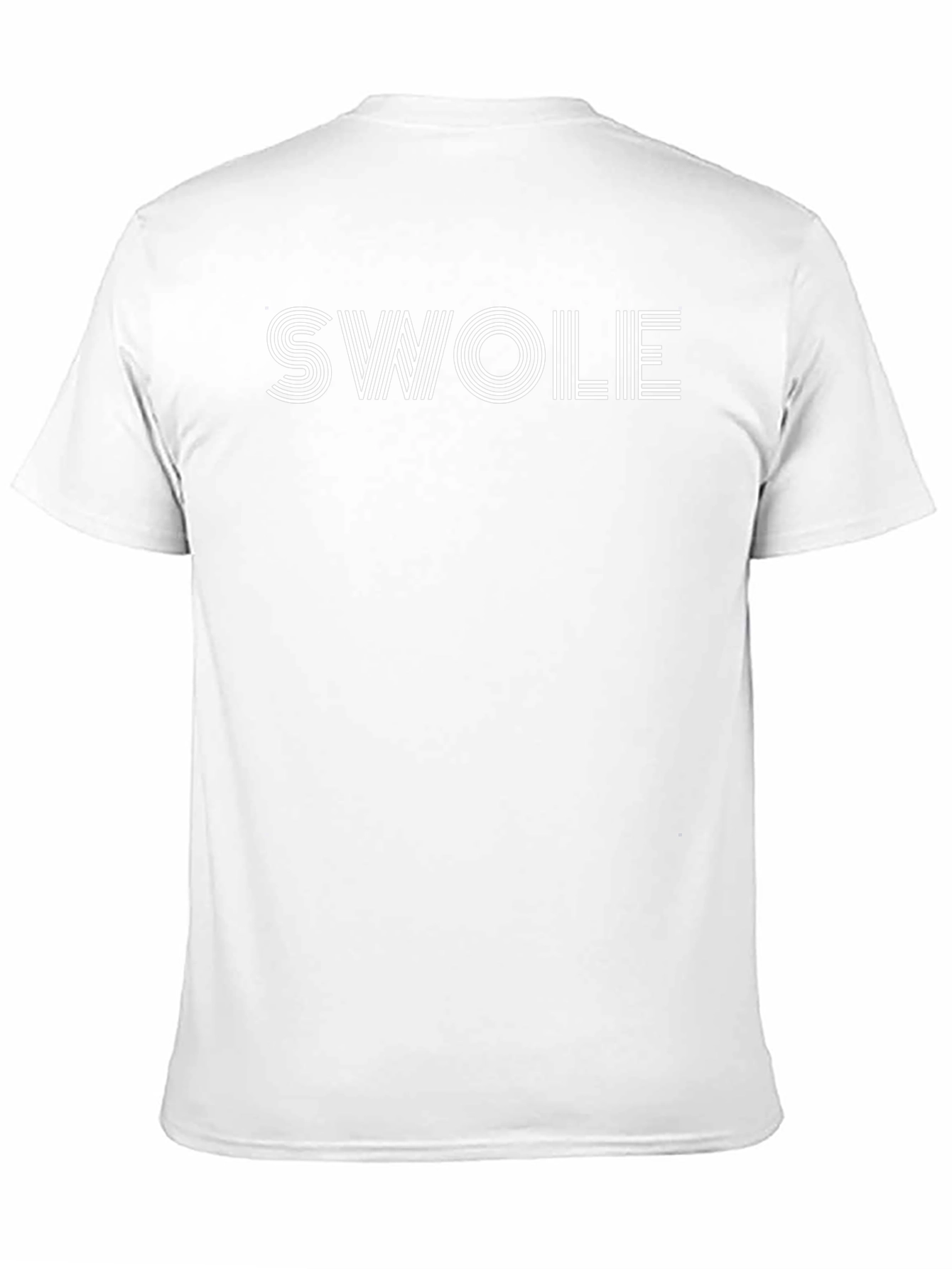 Swole Graphic Tee - Black Cotton Fitness Shirt