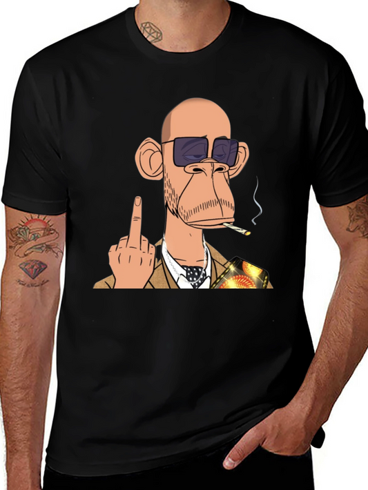 Bored Ape Flipping T-Shirt - Edgy Style