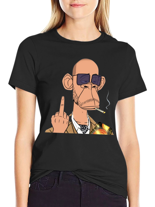 Bored Ape Flipping T-Shirt - Edgy Style