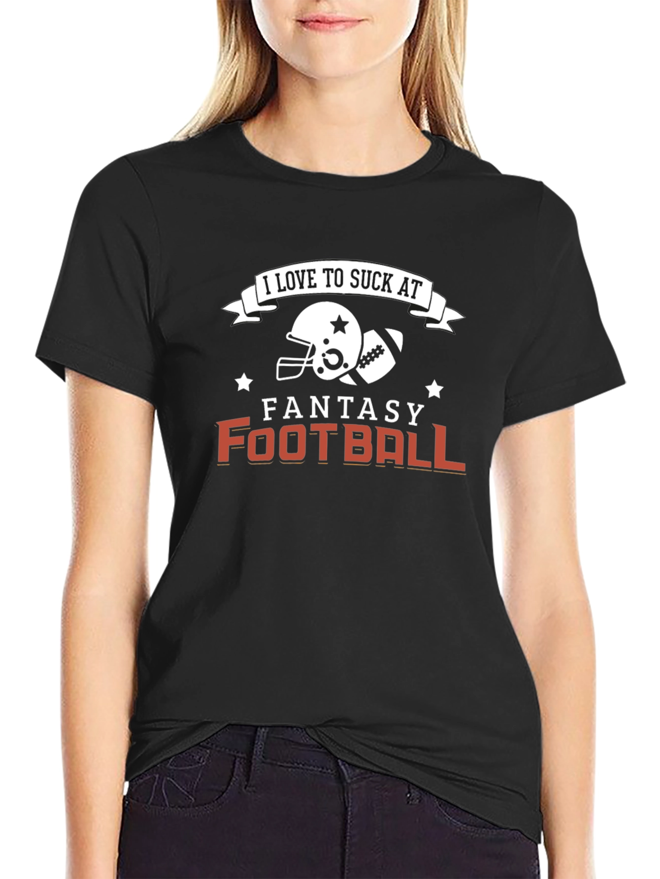 Fantasy Football T-Shirt - I Love To Suck At
