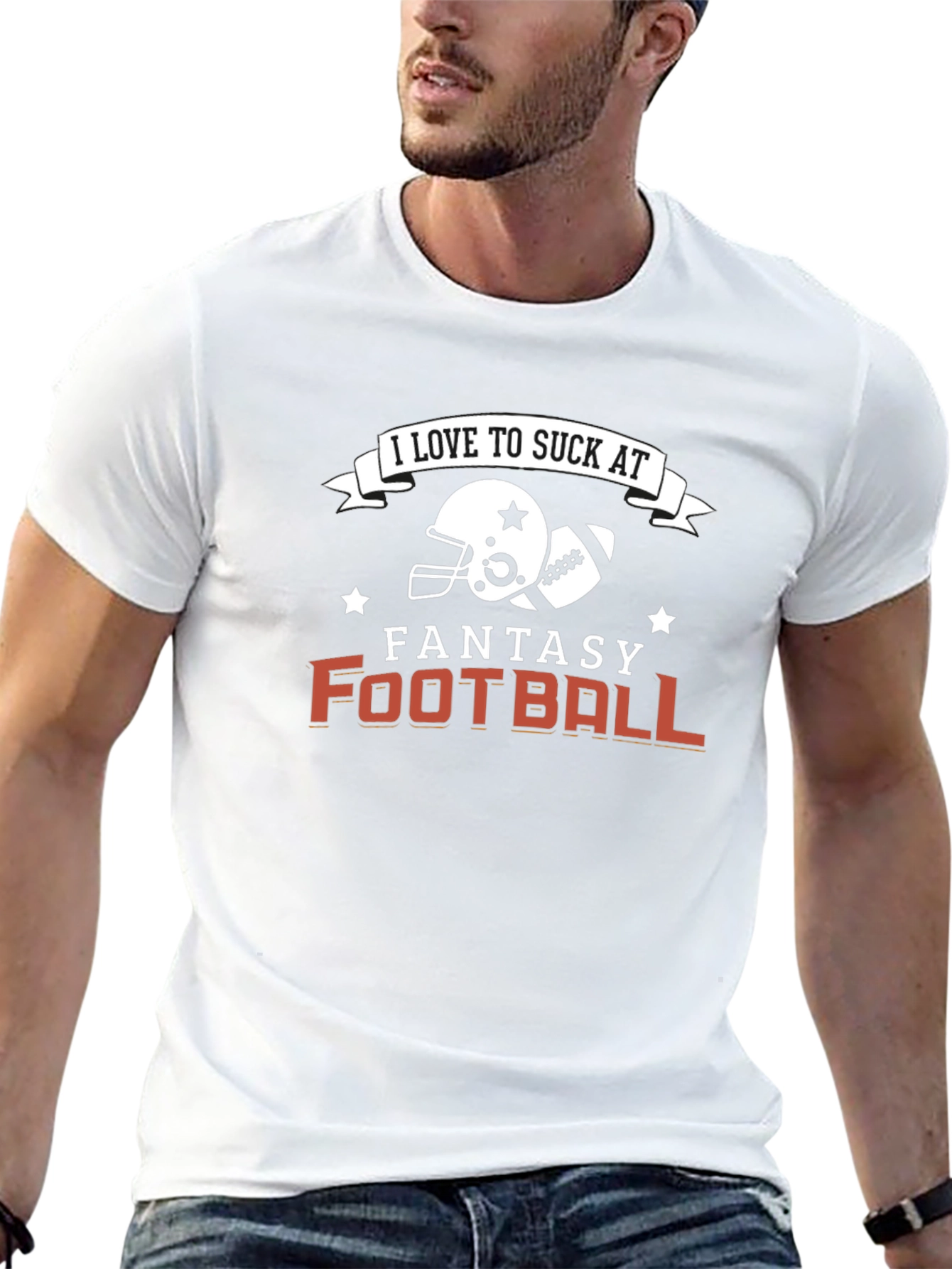 Fantasy Football T-Shirt - I Love To Suck At
