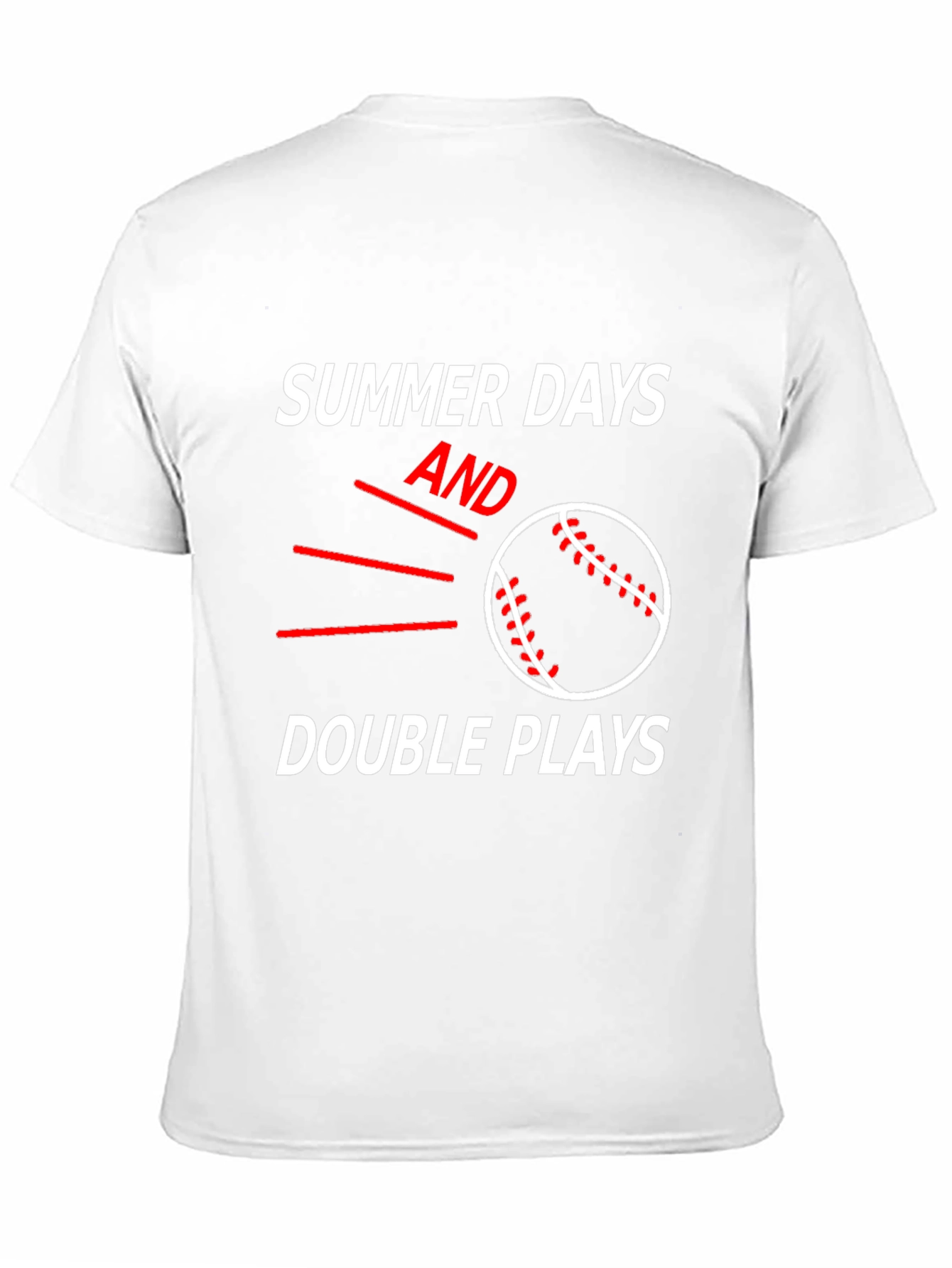 Summer Days and Double Plays Baseball T-Shirt