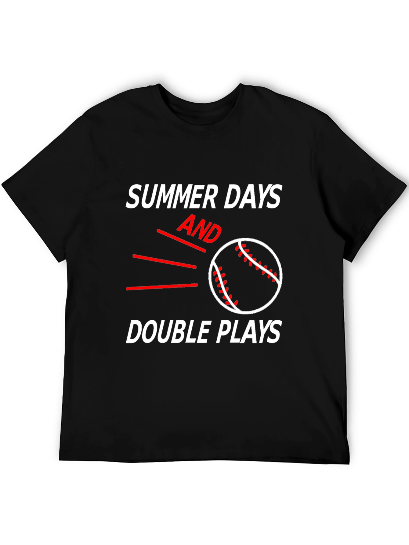 Summer Days and Double Plays Baseball T-Shirt