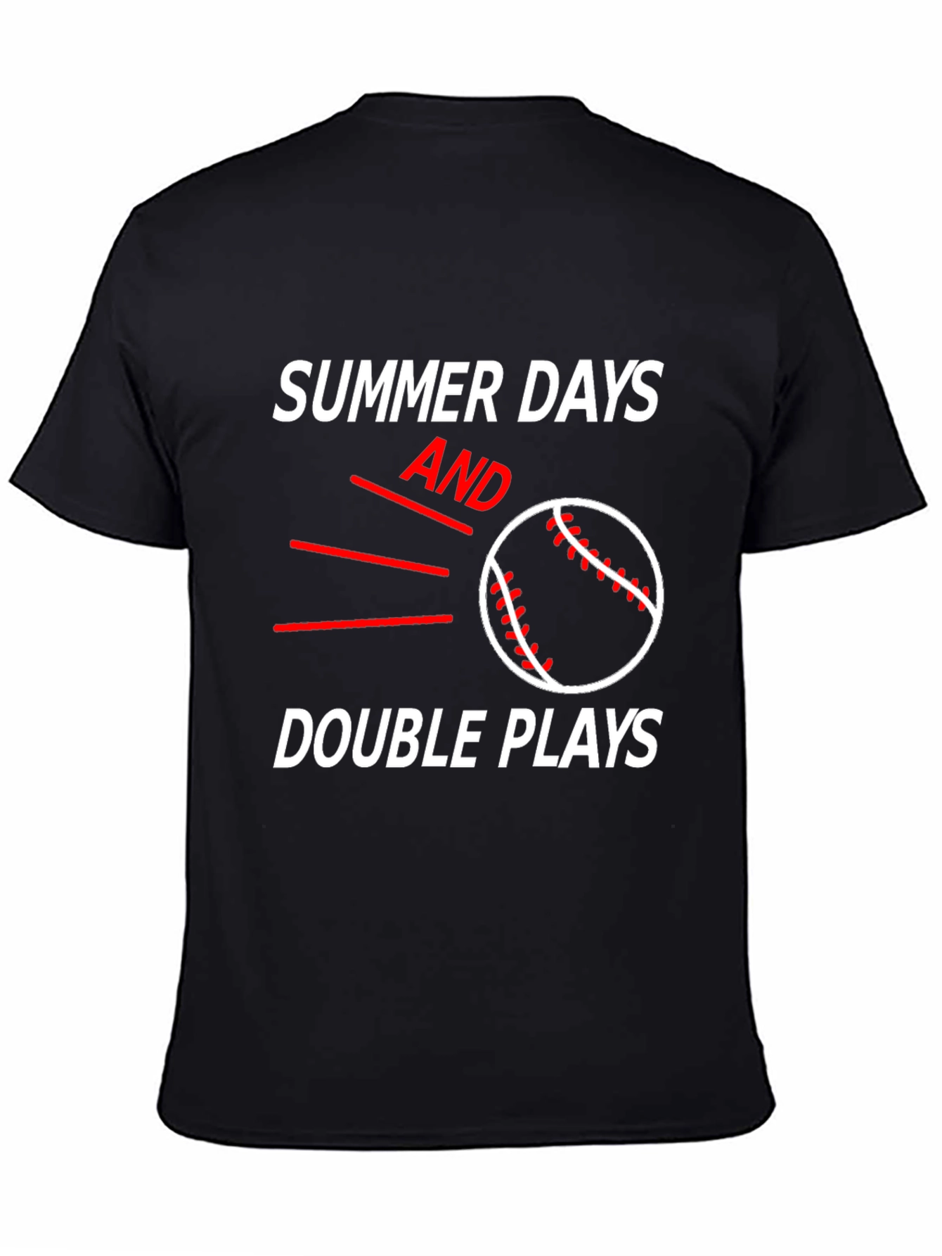 Summer Days and Double Plays Baseball T-Shirt