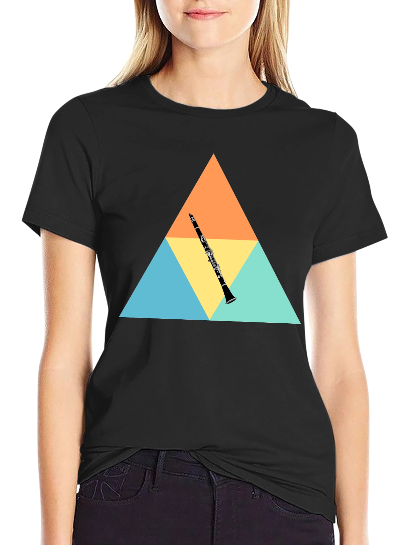 Clarinet Graphic Tee - Black T-Shirt