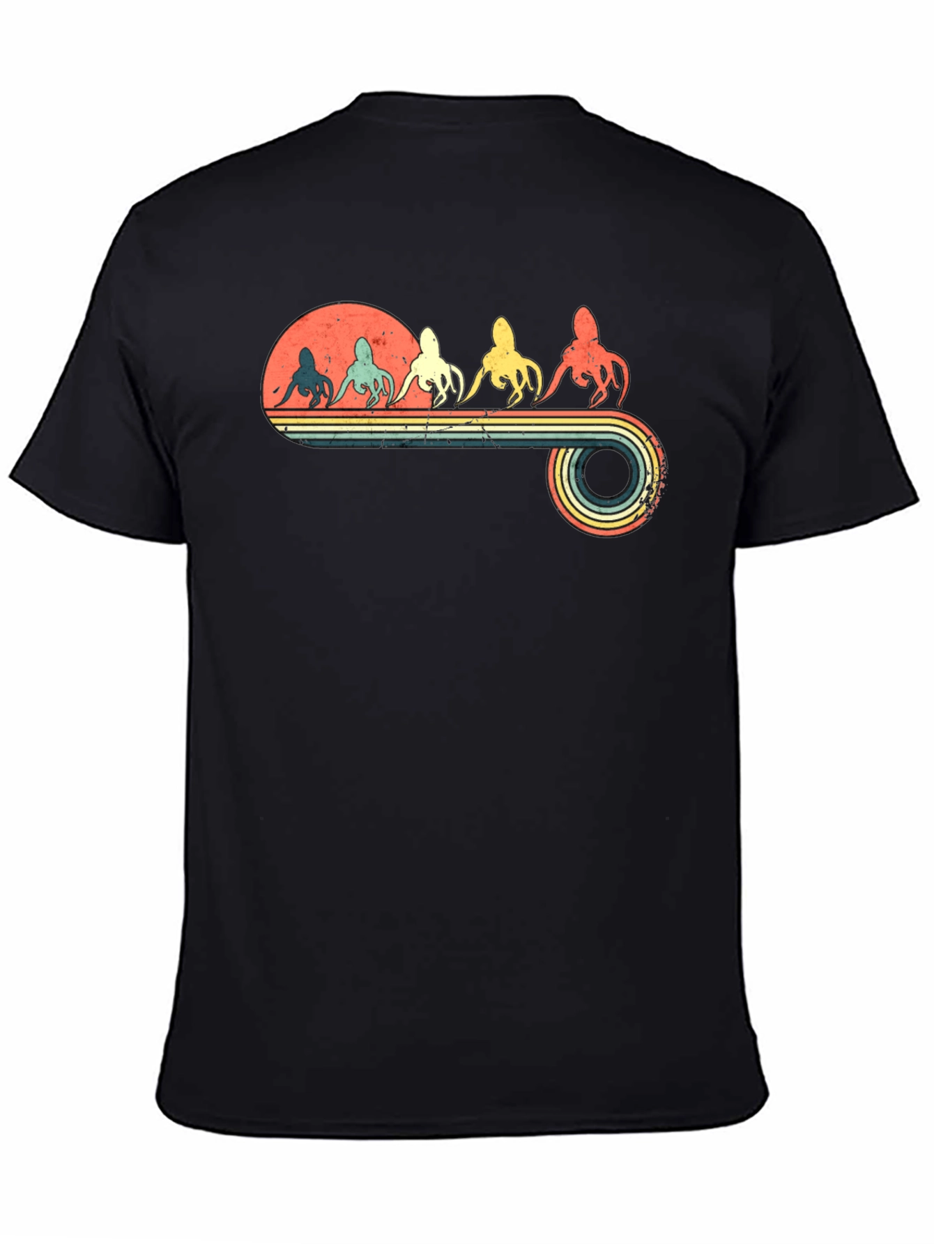 Retro Octopus Graphic T-Shirt
