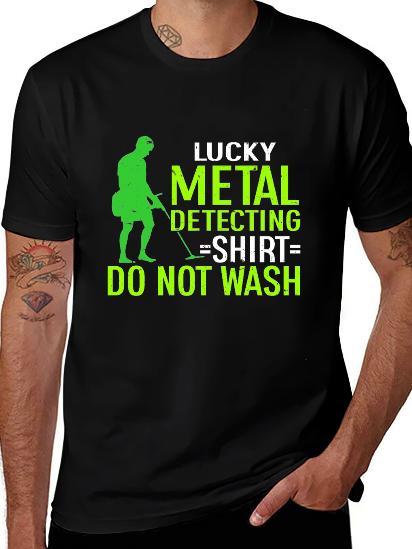 Lucky Metal Detecting Shirt - Do Not Wash