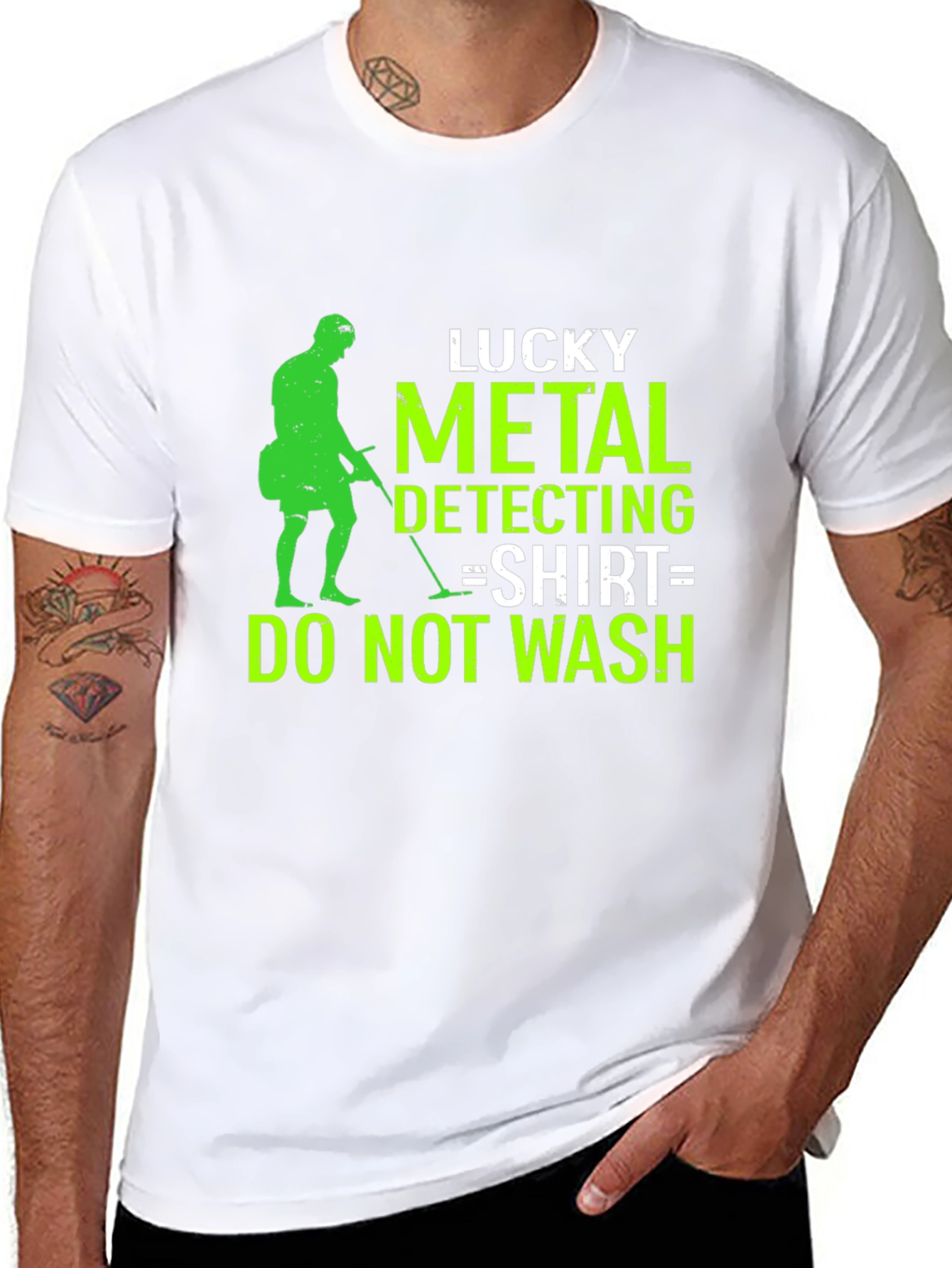 Lucky Metal Detecting Shirt - Do Not Wash