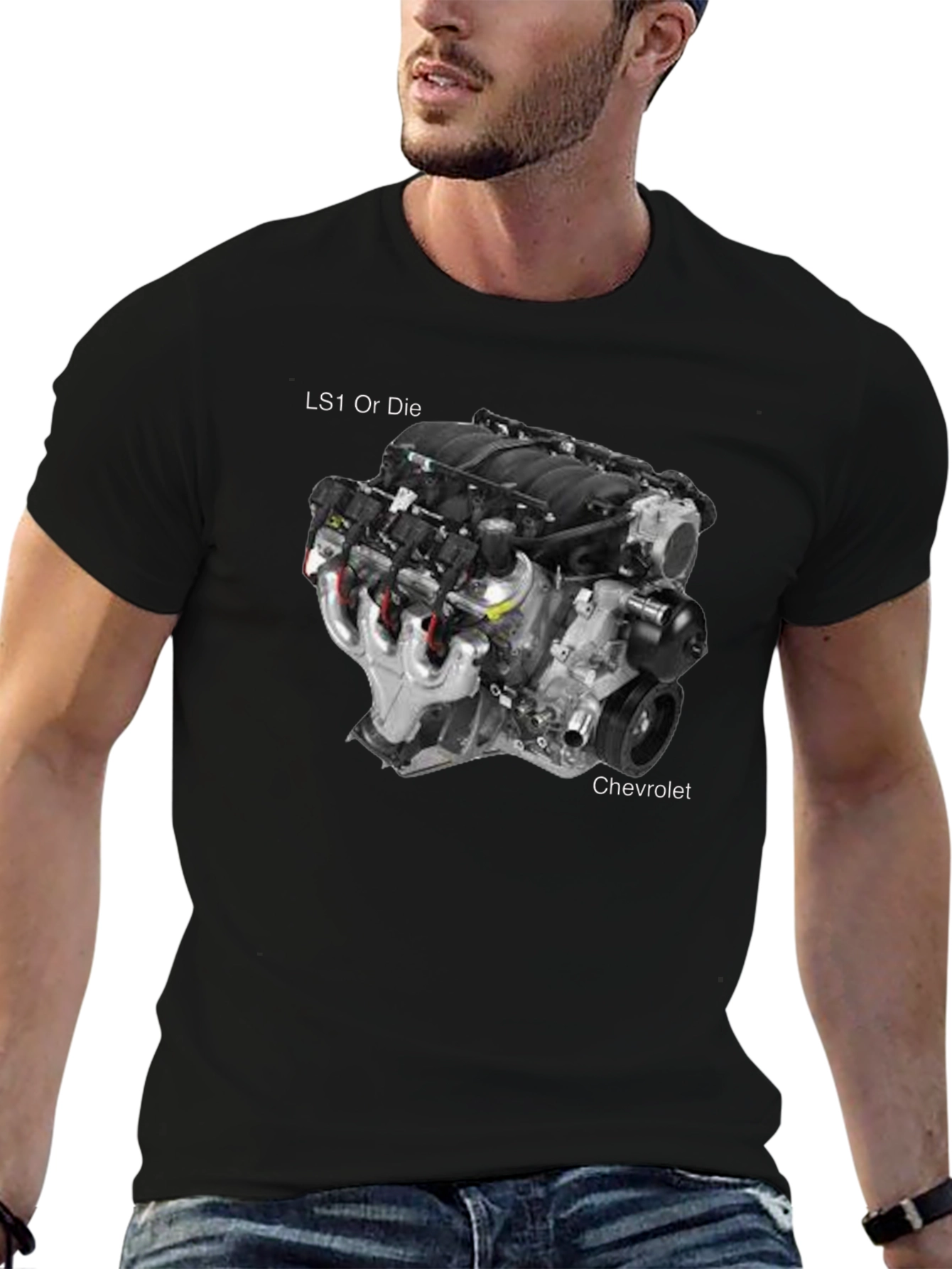 LS1 Engine T-Shirt - Chevrolet Power