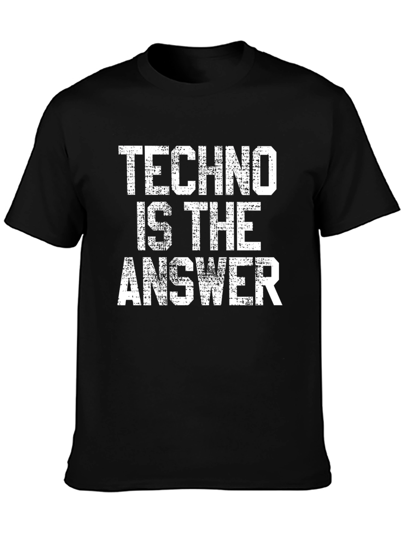 Techno is the Answer Graphic T-Shirt
