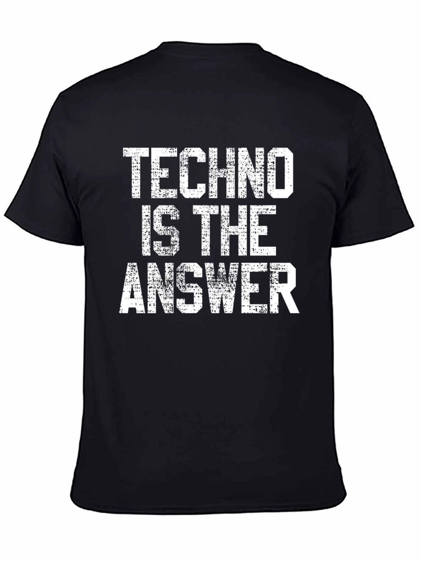 Techno is the Answer Graphic T-Shirt