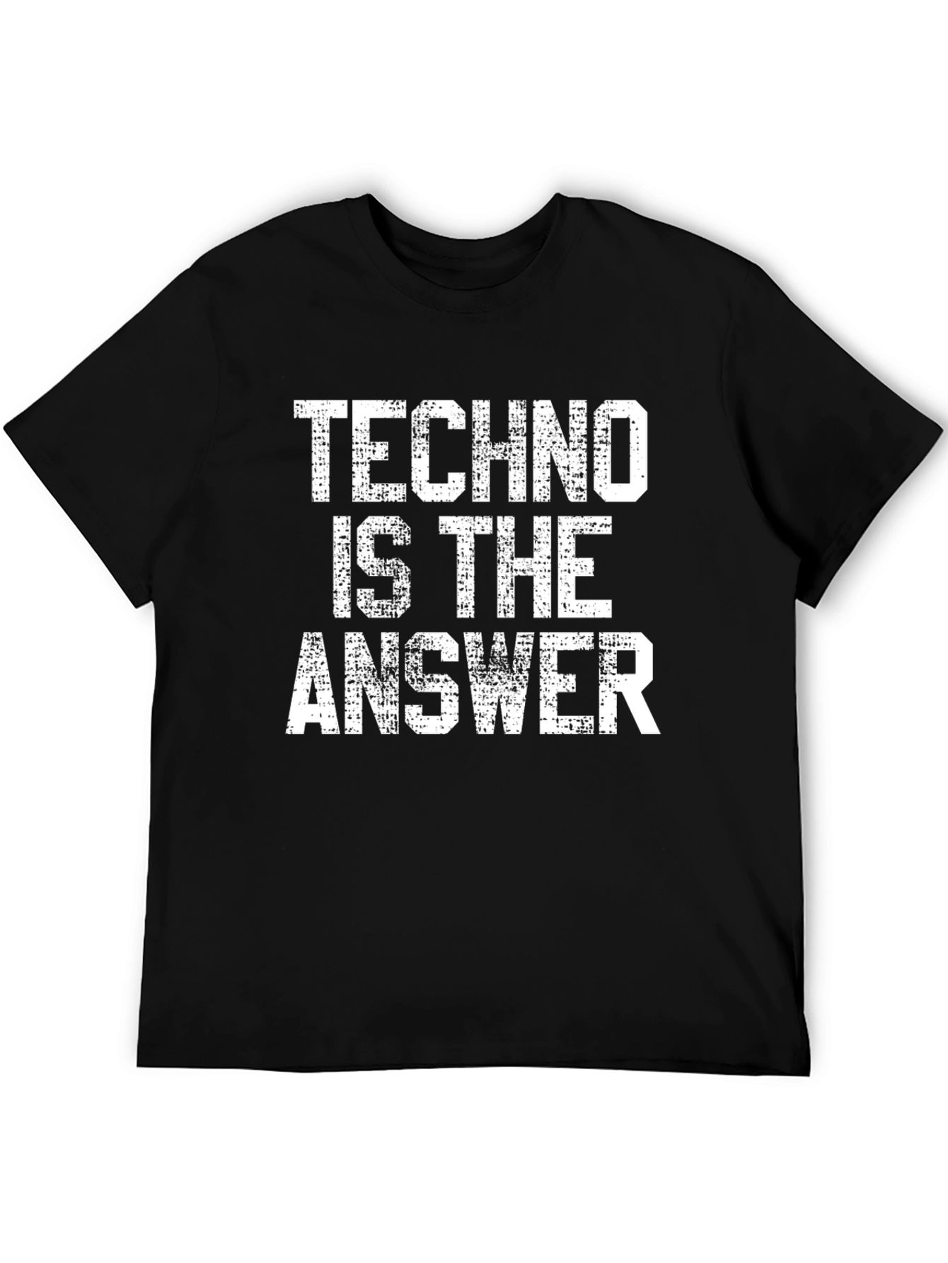 Techno is the Answer Graphic T-Shirt