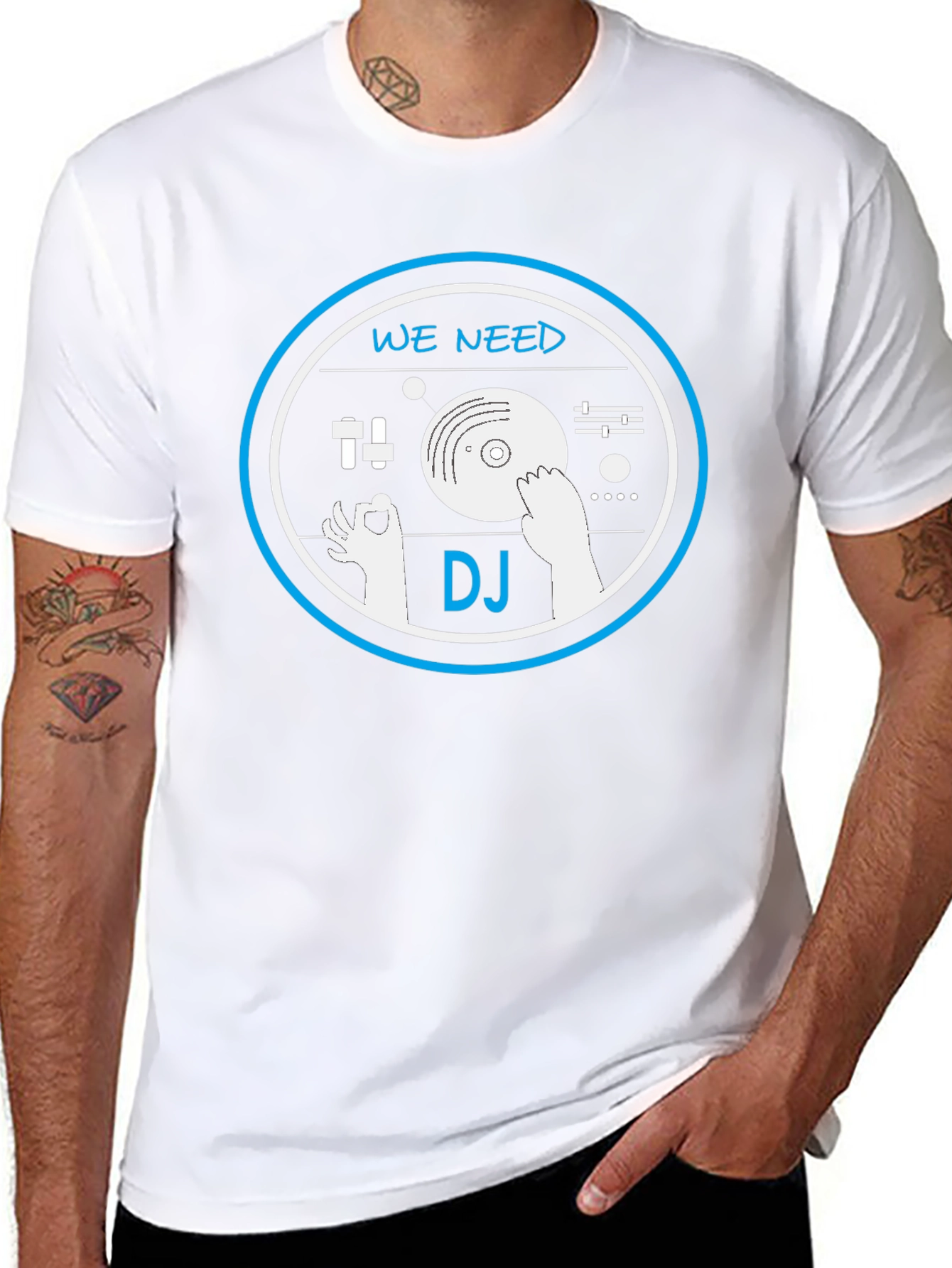 We Need DJ T-Shirt - Music Lover Graphic Tee