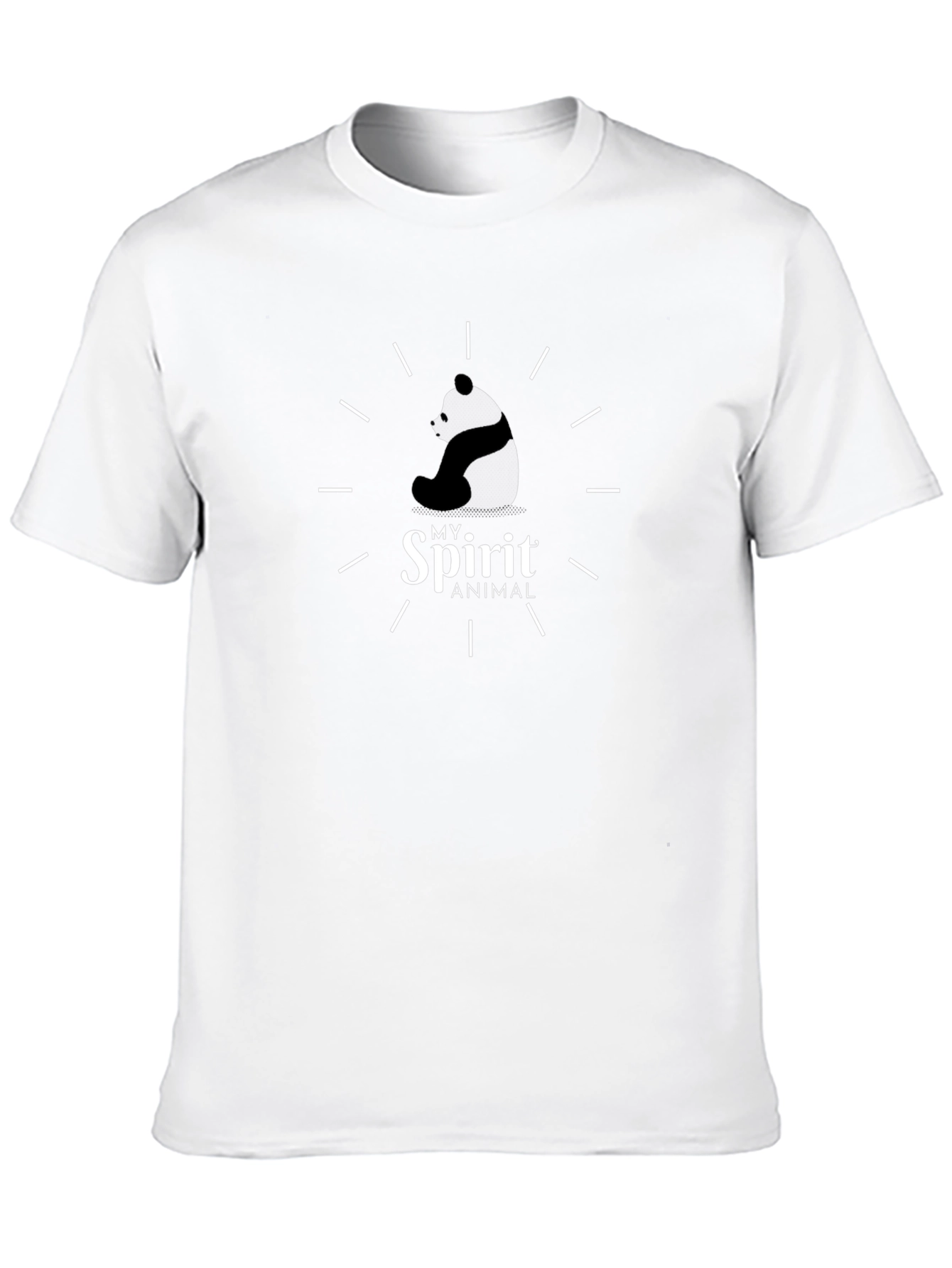 My Spirit Animal Panda Bear Graphic T-Shirt