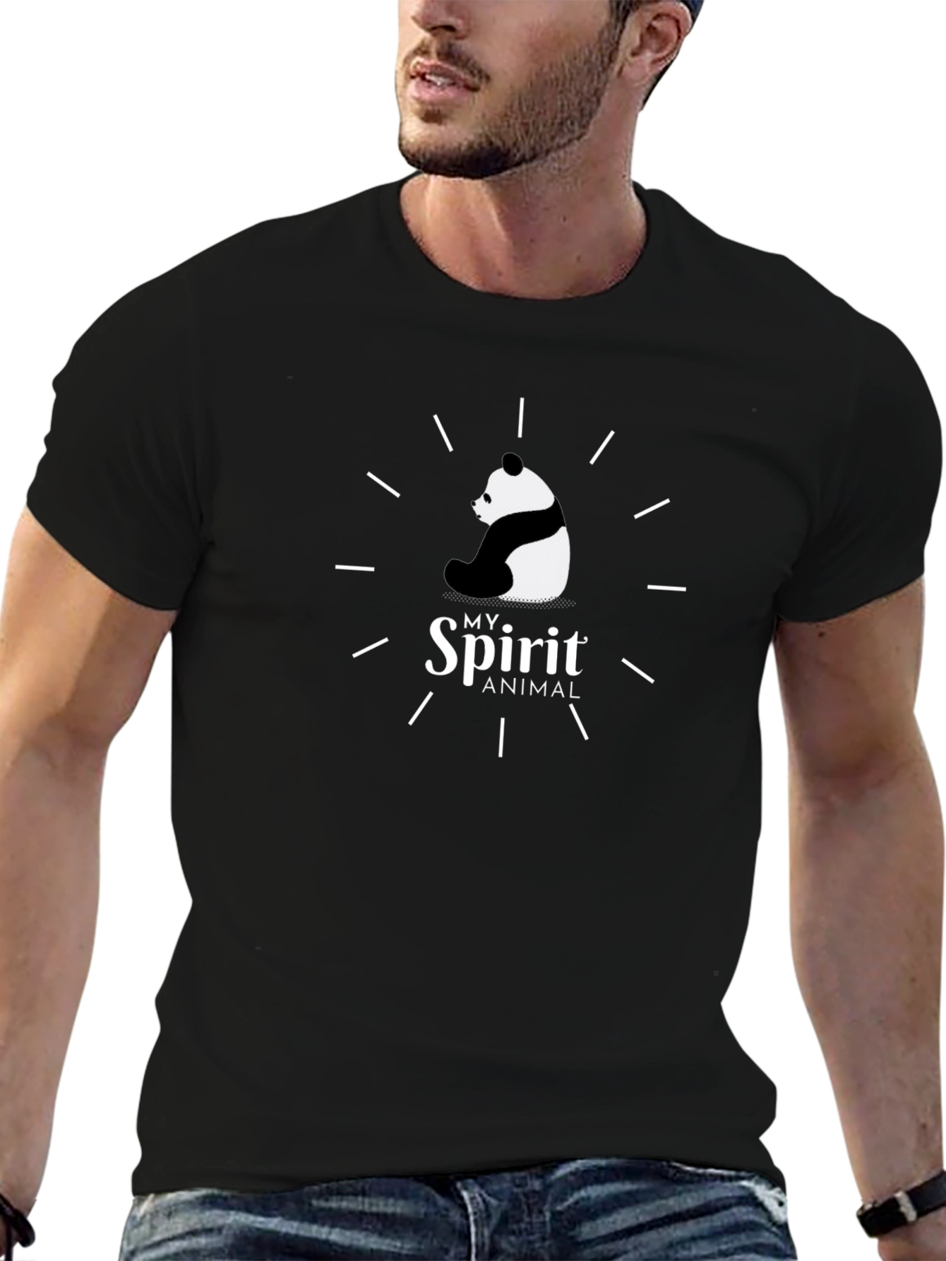 My Spirit Animal Panda Bear Graphic T-Shirt