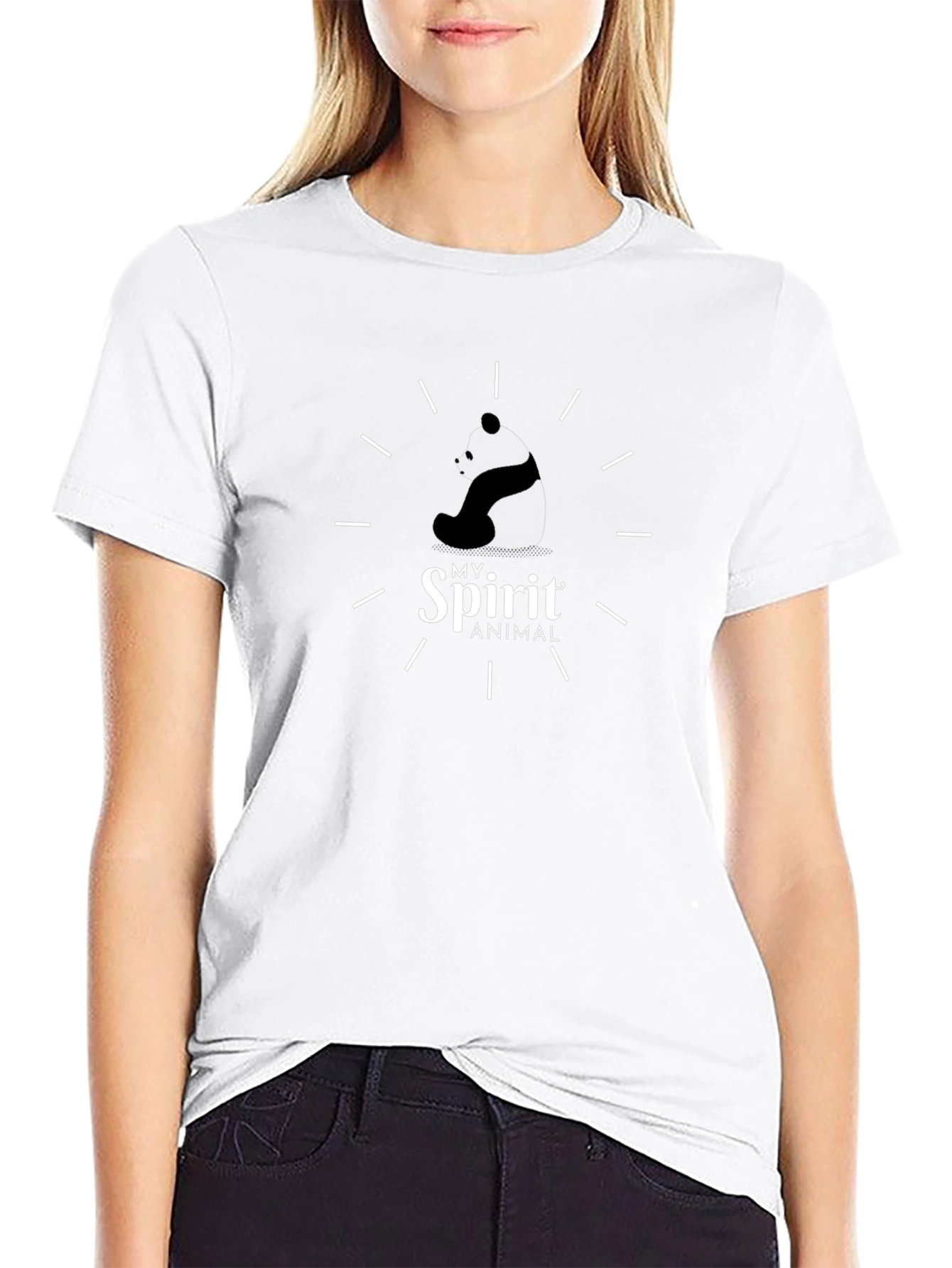 My Spirit Animal Panda Bear Graphic T-Shirt