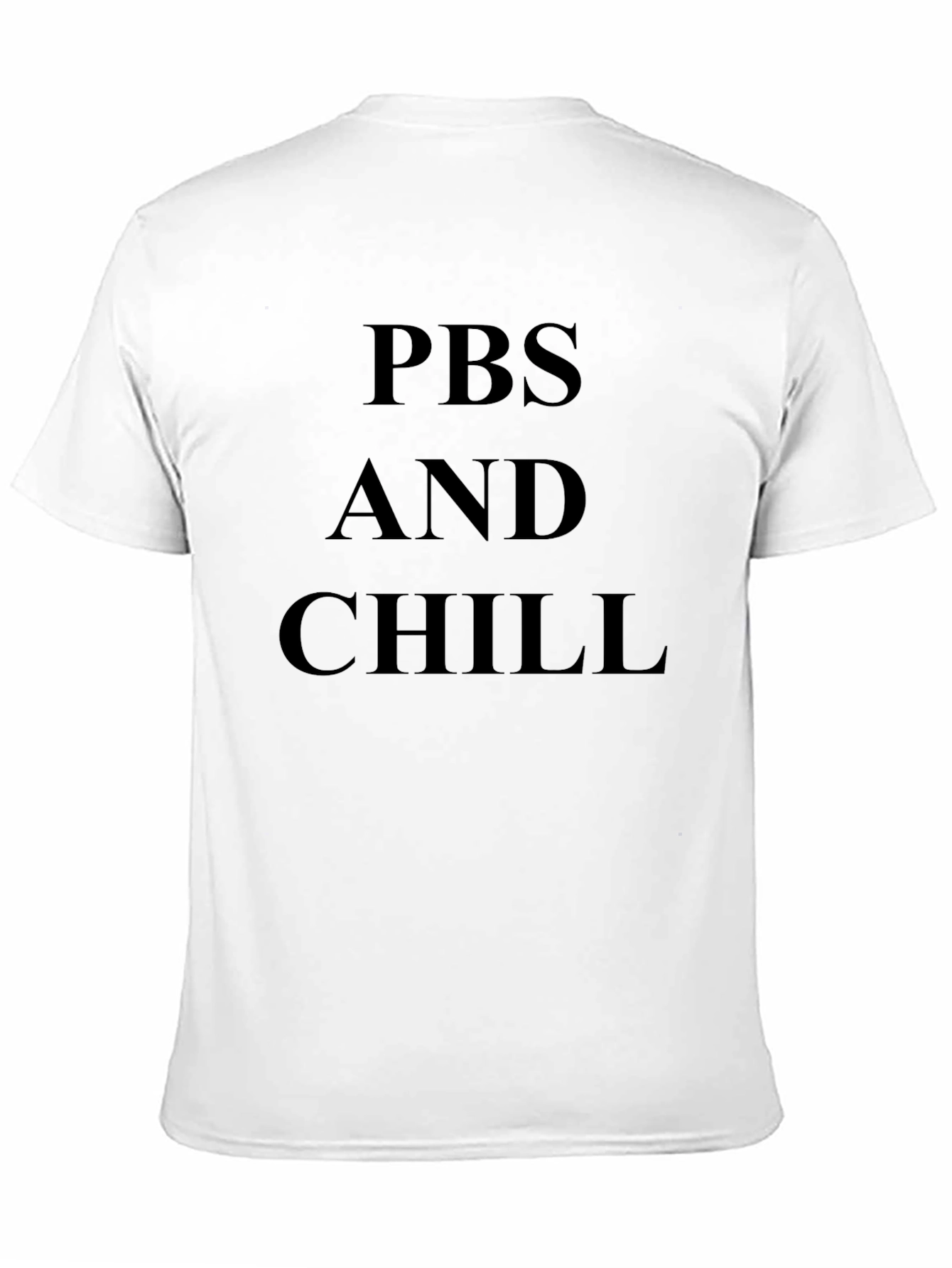 PBS and Chill Black Graphic Tee