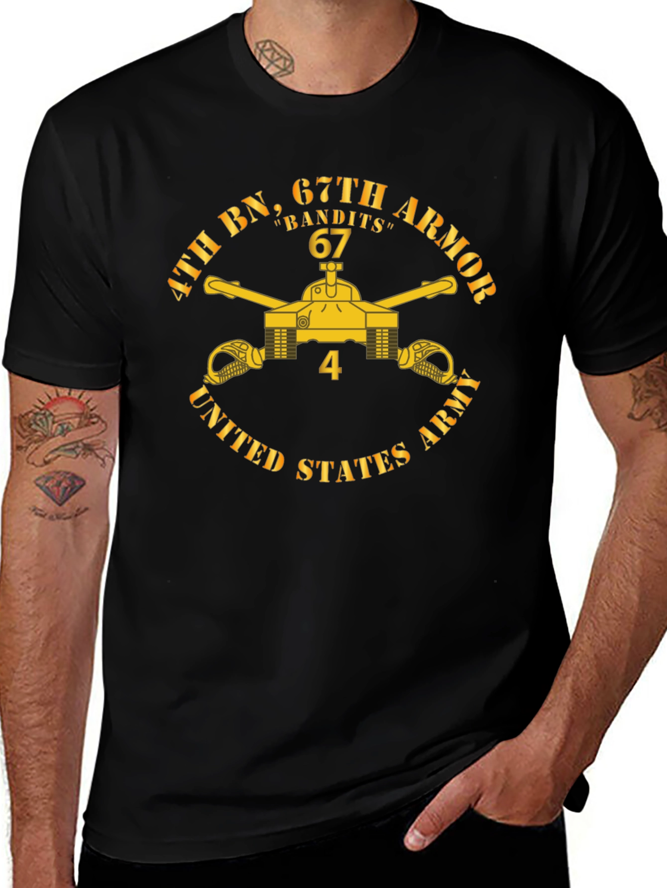 4th BN 67th Armor “Bandits” T-Shirt
