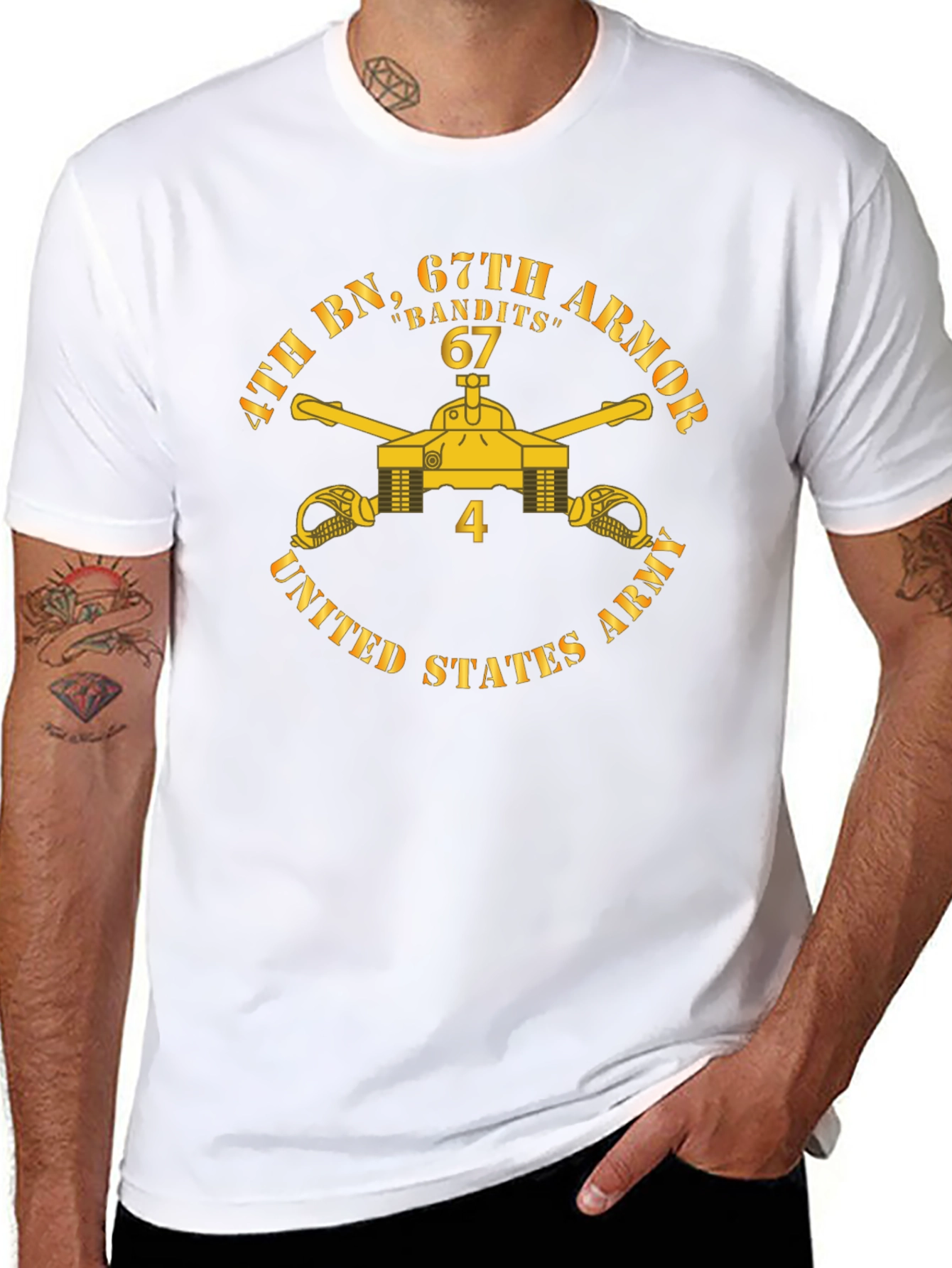 4th BN 67th Armor “Bandits” T-Shirt