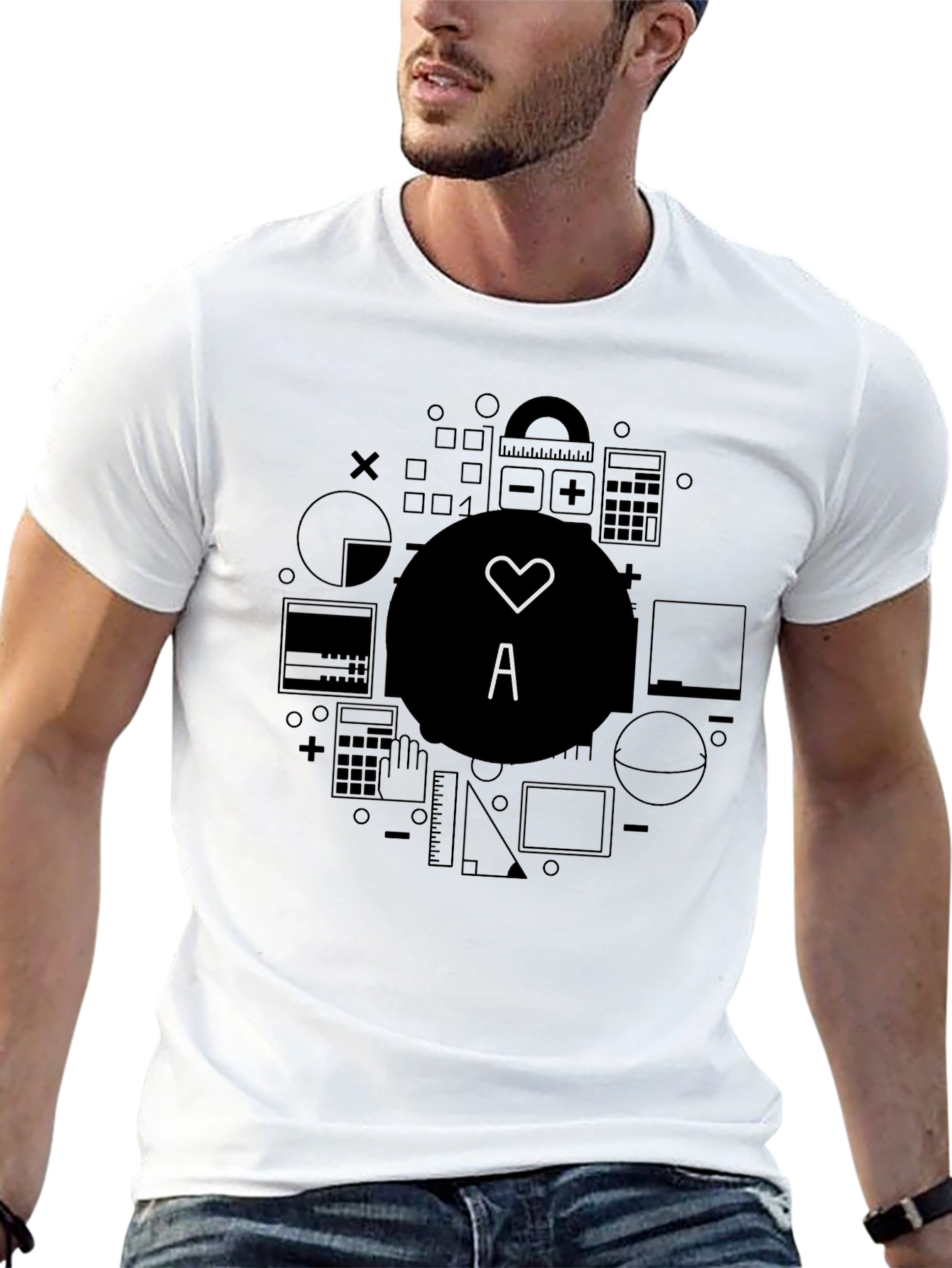 Math Love T-Shirt - Cool Graphic Tee