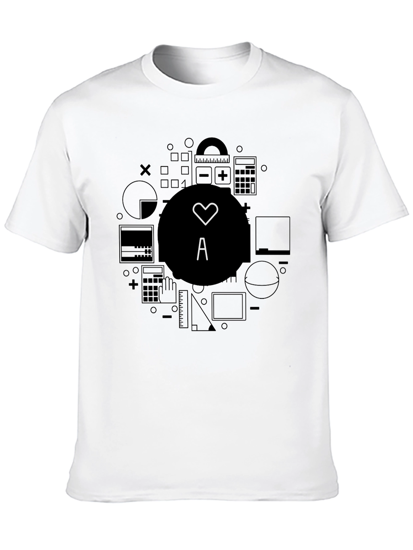 Math Love T-Shirt - Cool Graphic Tee