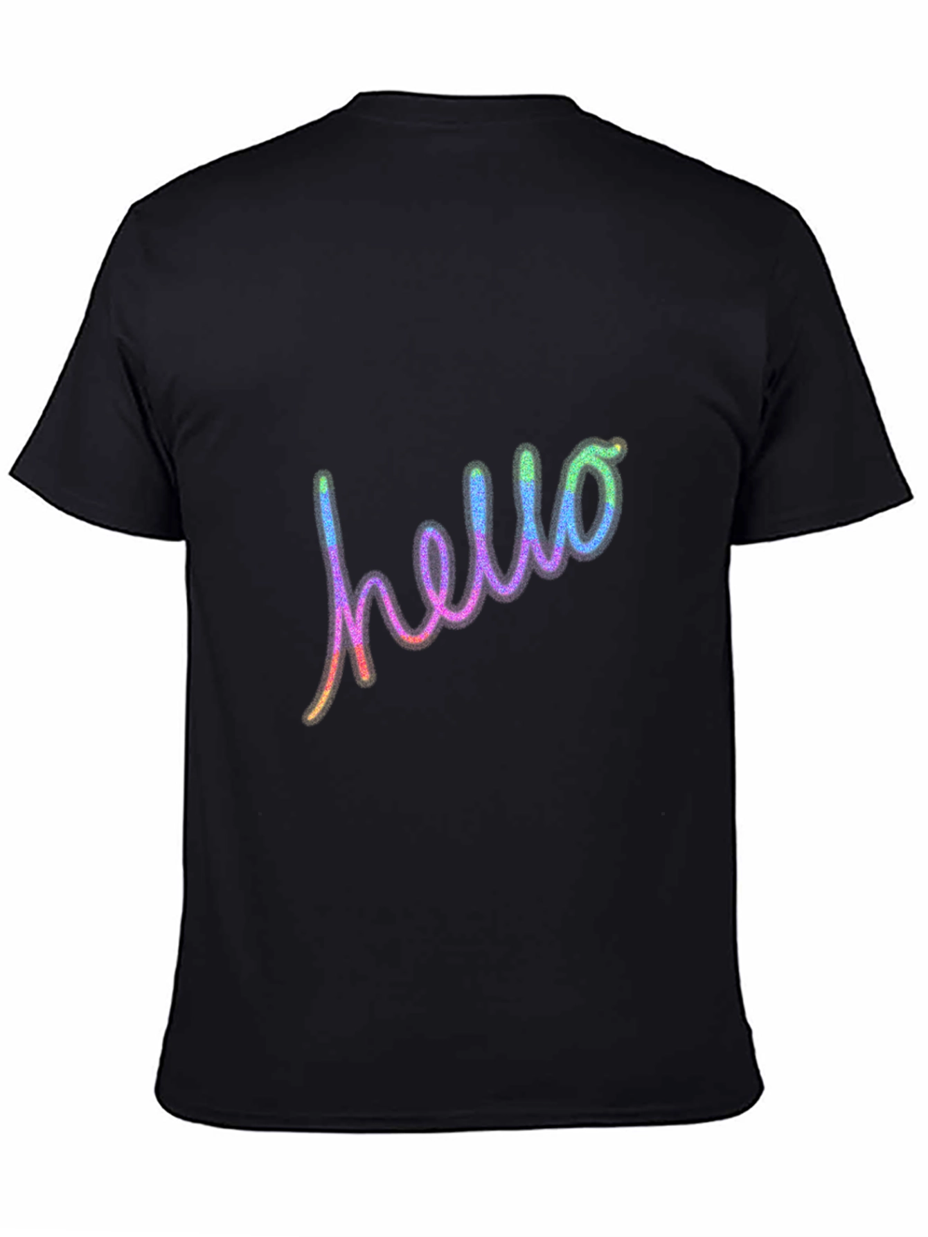 Hello Graphic Tee - Casual Cotton Blend T-Shirt