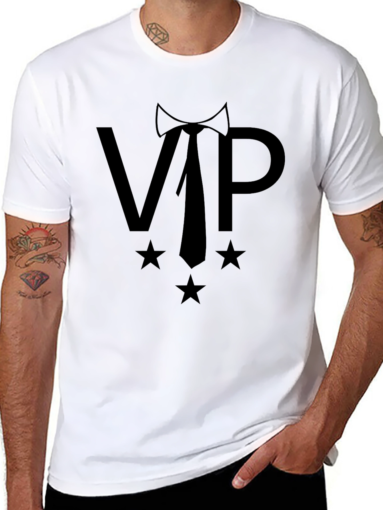 VIP Graphic Tee - Stylish & Modern