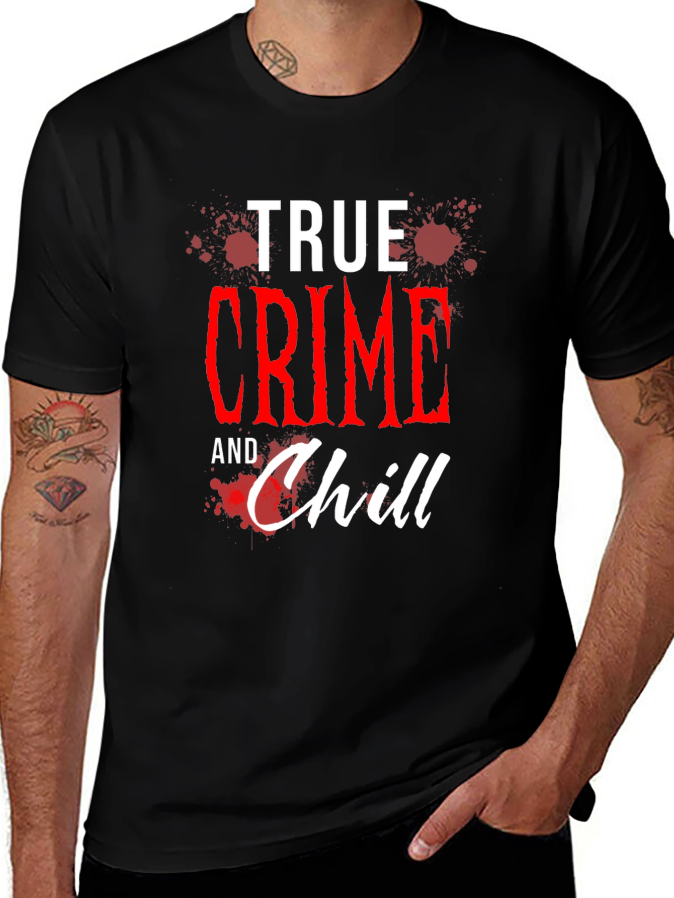 True Crime and Chill Graphic Tee