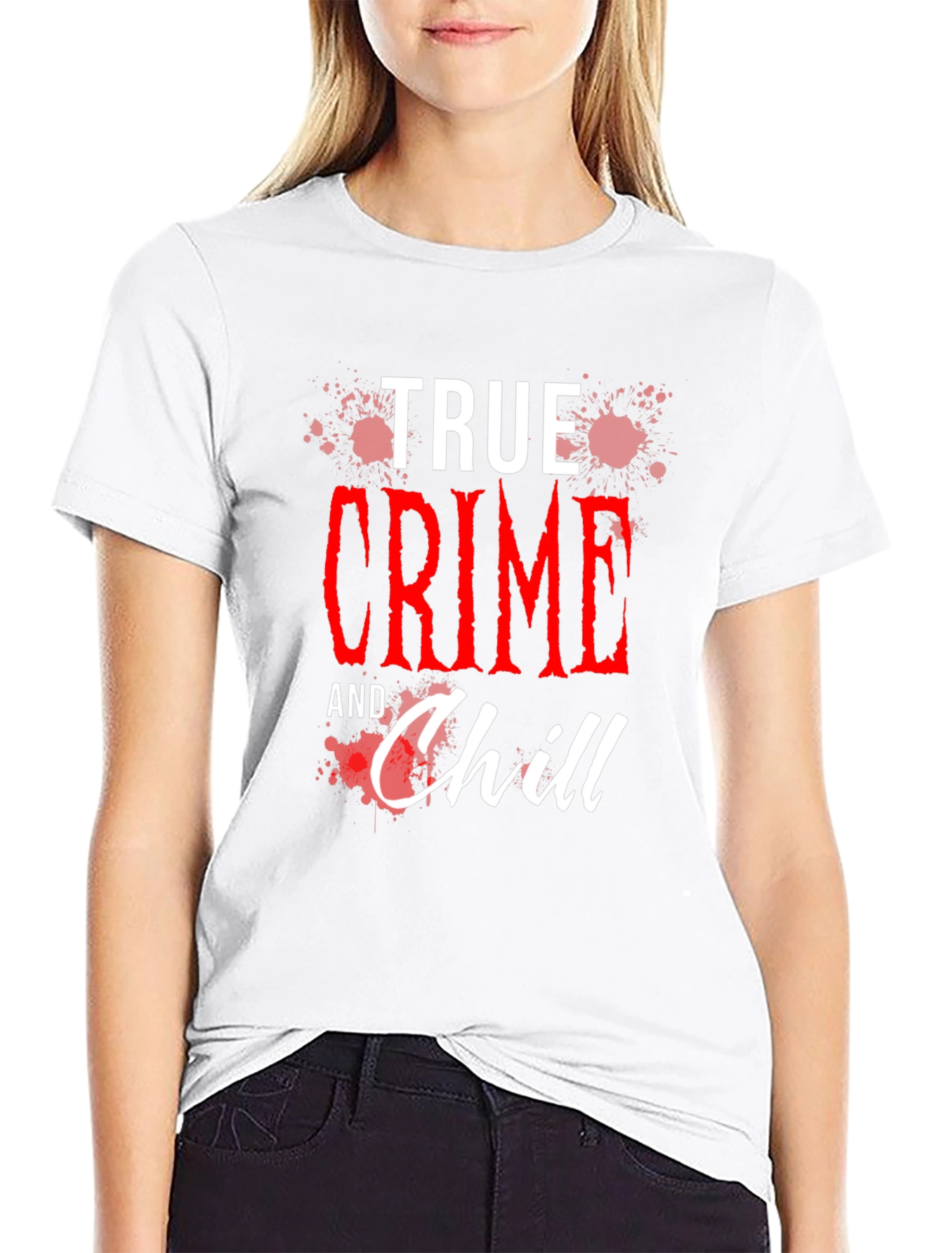 True Crime and Chill Graphic Tee