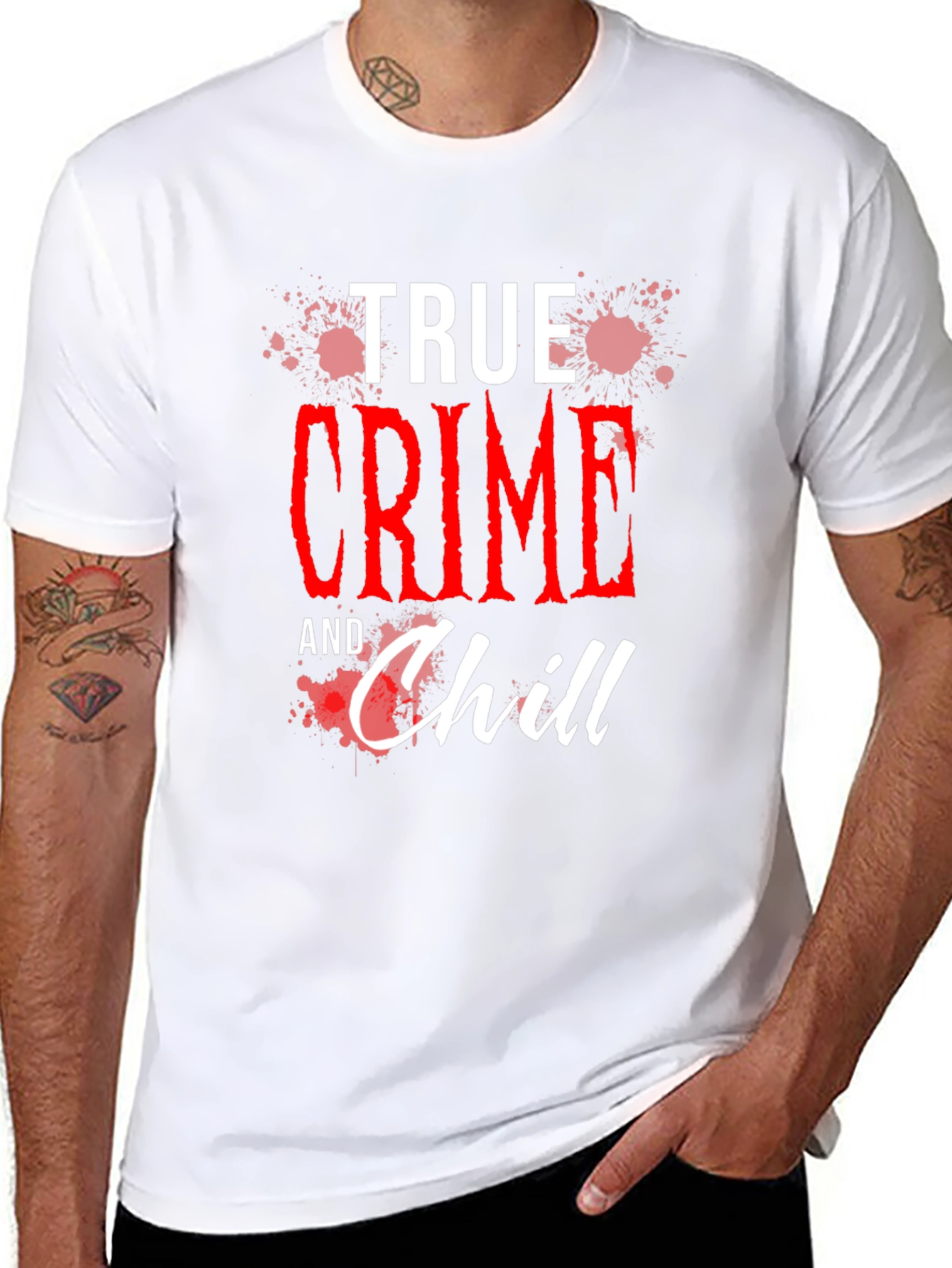 True Crime and Chill Graphic Tee