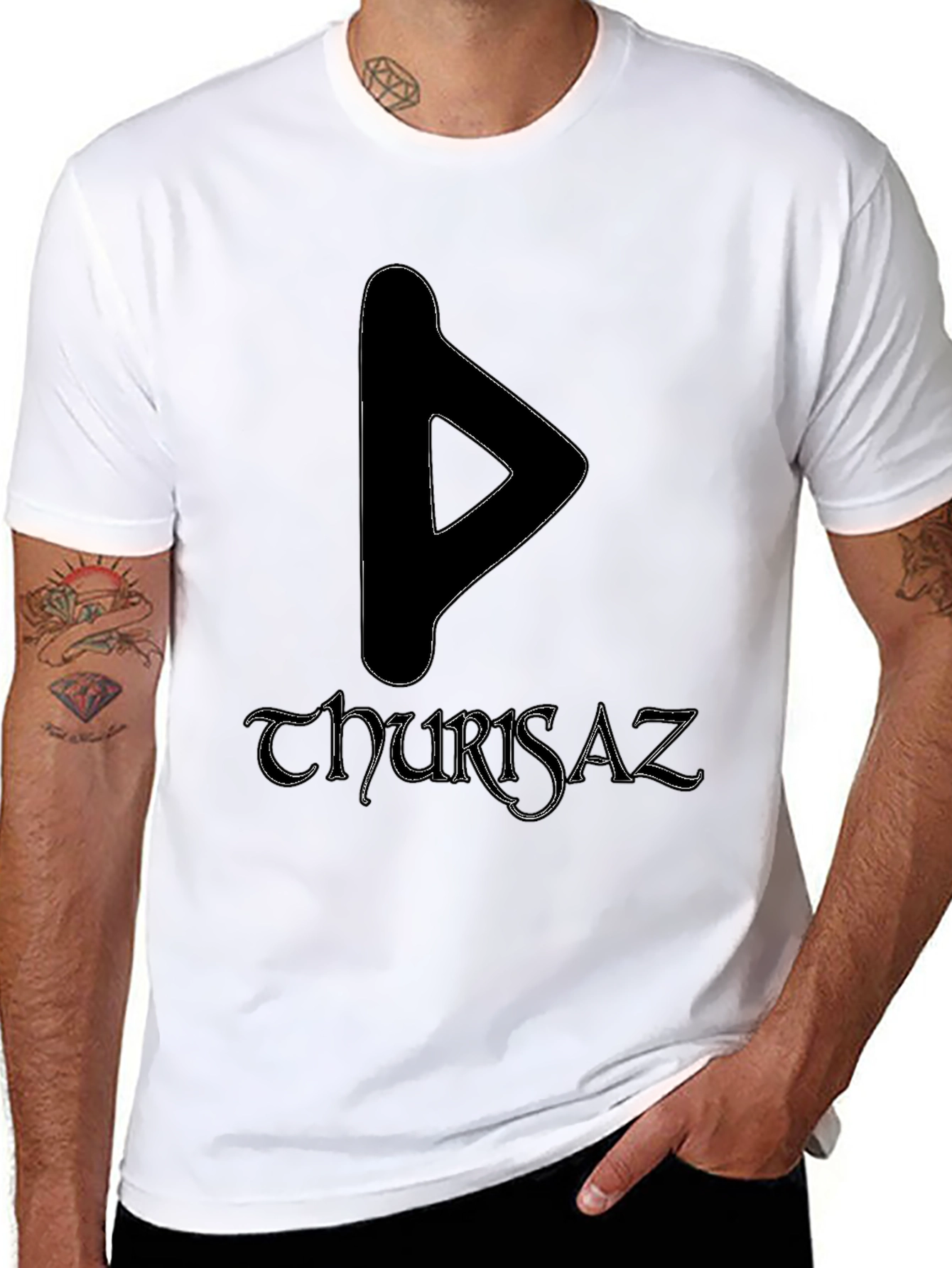 Thurisaz Rune T-Shirt - Viking Symbol