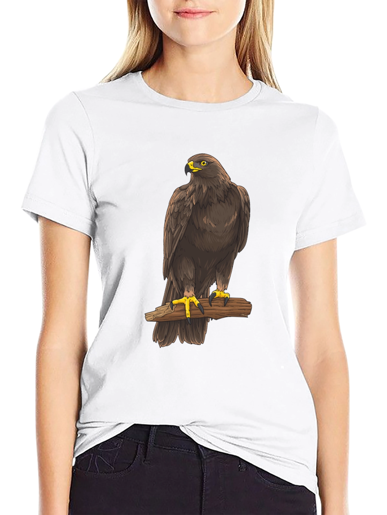 Eagle Graphic Tee - Mens Black T-Shirt