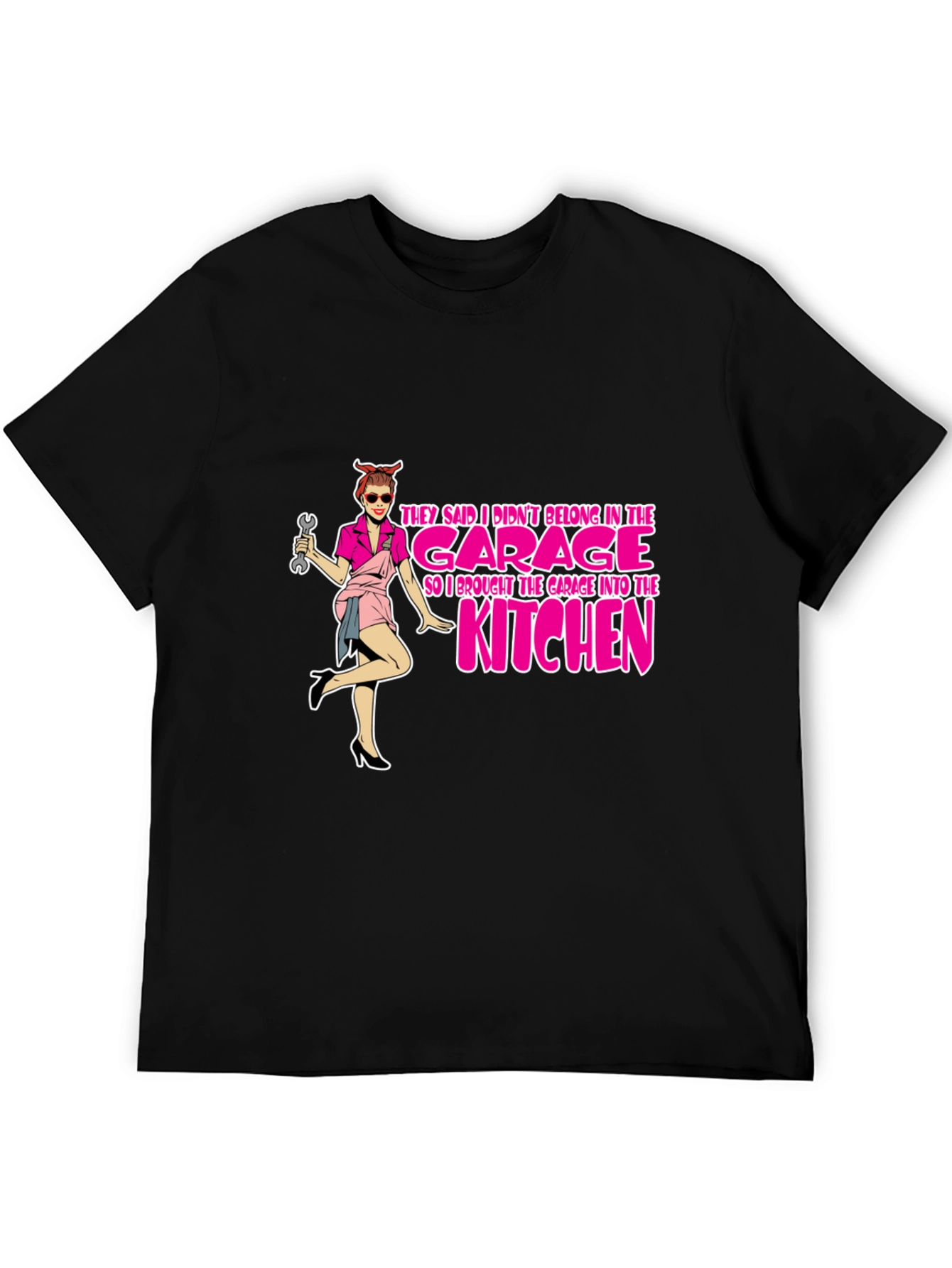 Garage to Kitchen Black T-Shirt
