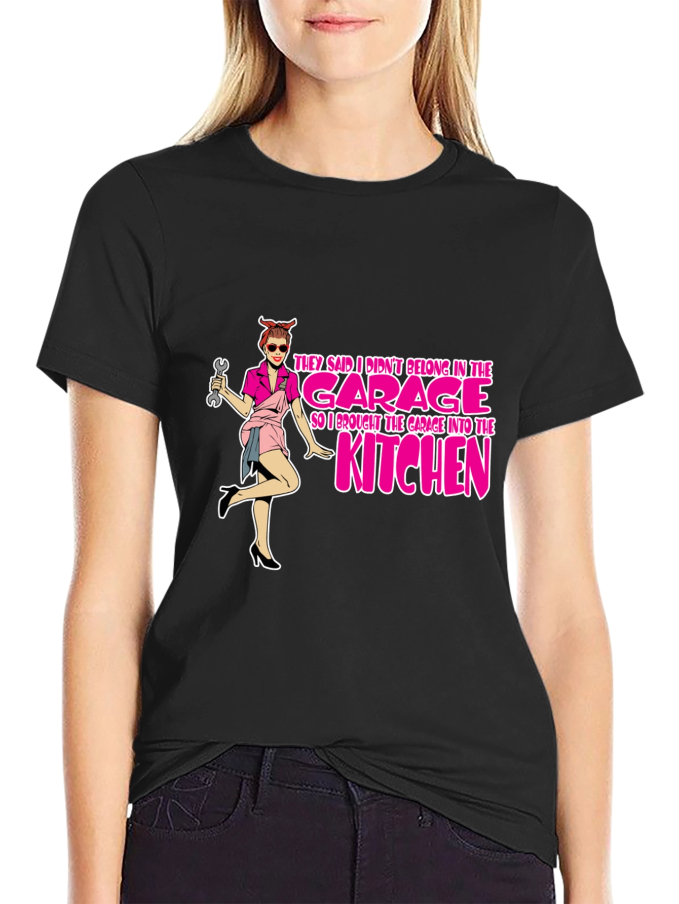 Garage to Kitchen Black T-Shirt