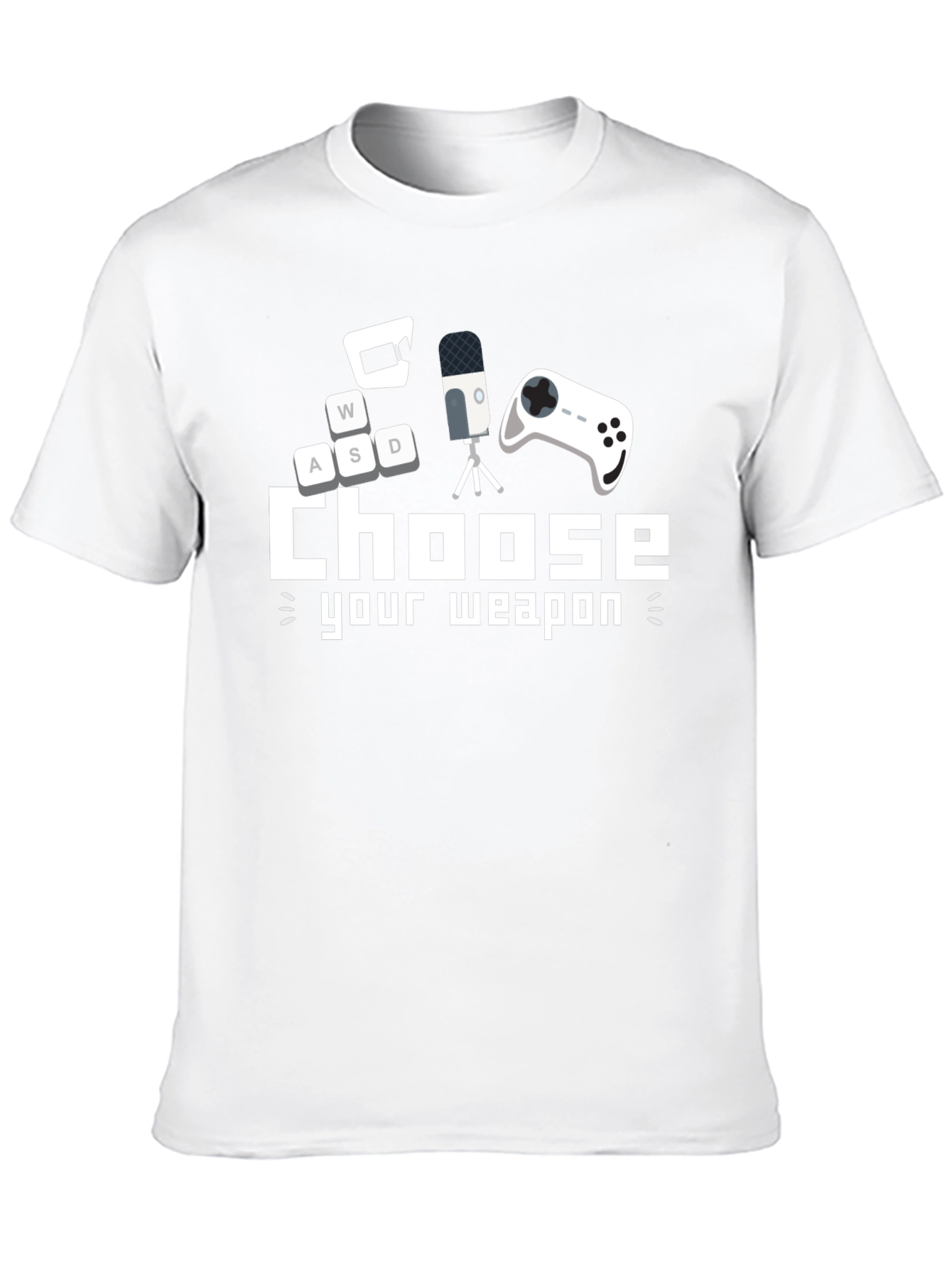 Choose Your Weapon Gamer T-Shirt - Black