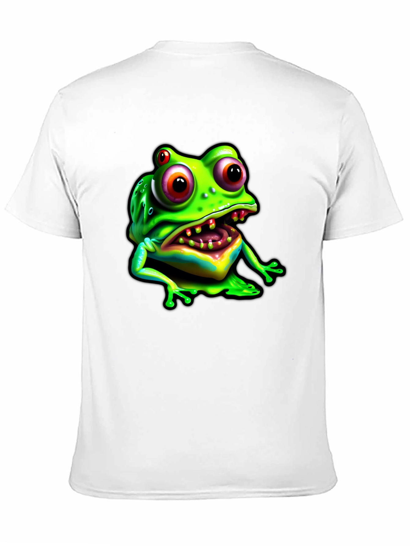 Frog Graphic Tee - Black Cotton Comfort