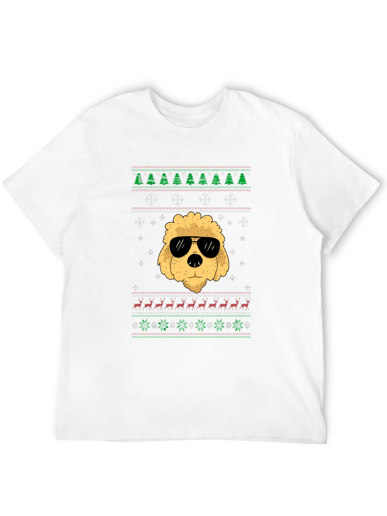 Funny Dog Ugly Christmas Sweater T-Shirt