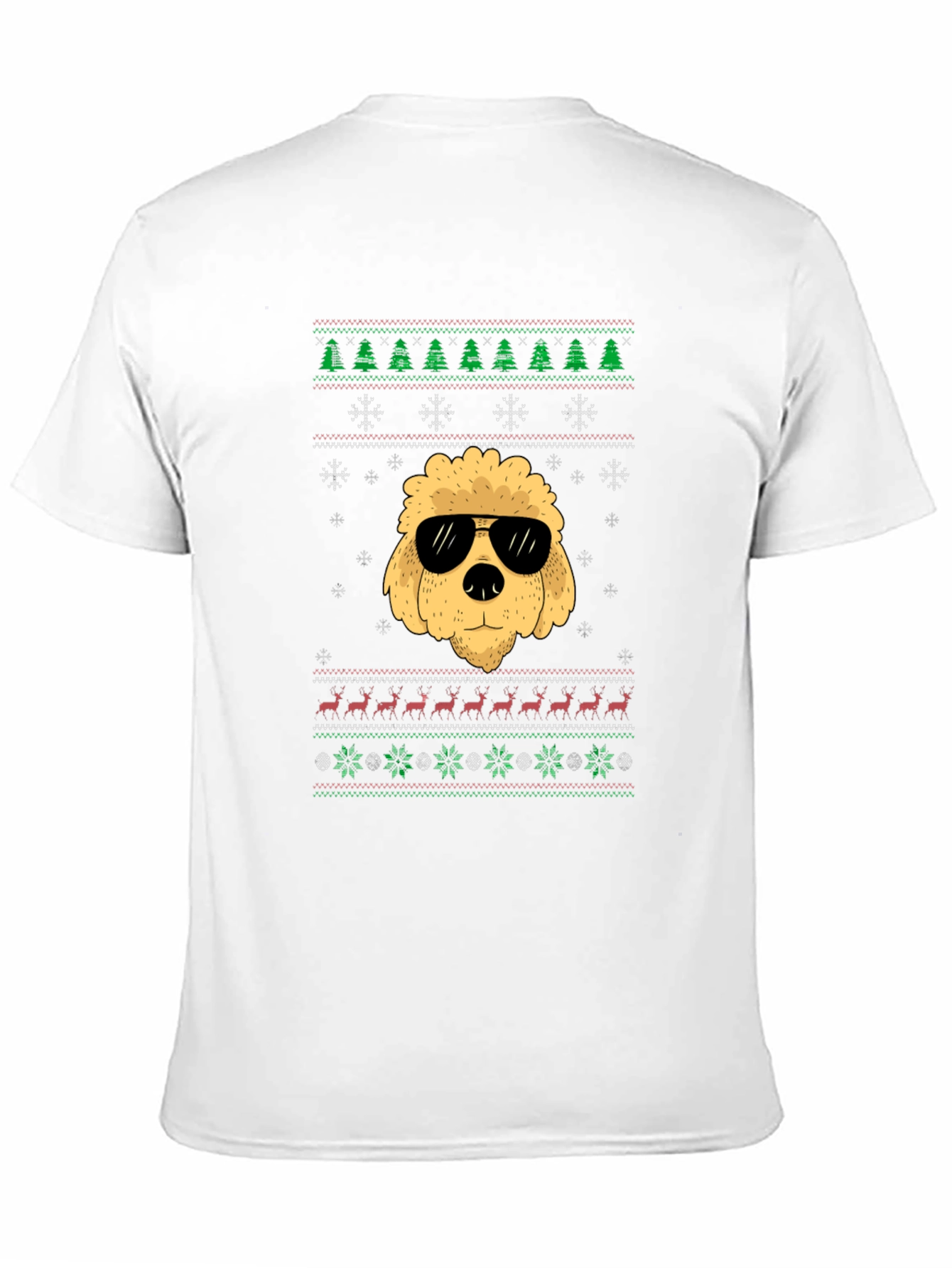 Funny Dog Ugly Christmas Sweater T-Shirt
