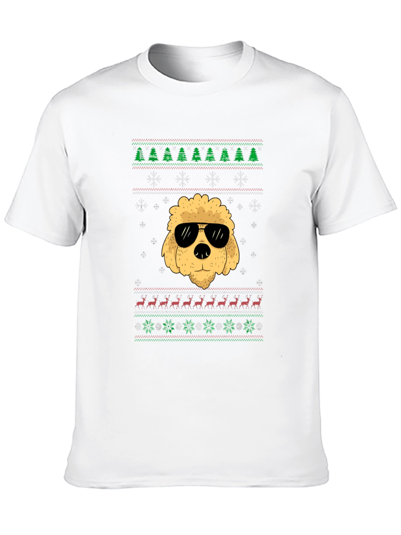 Funny Dog Ugly Christmas Sweater T-Shirt