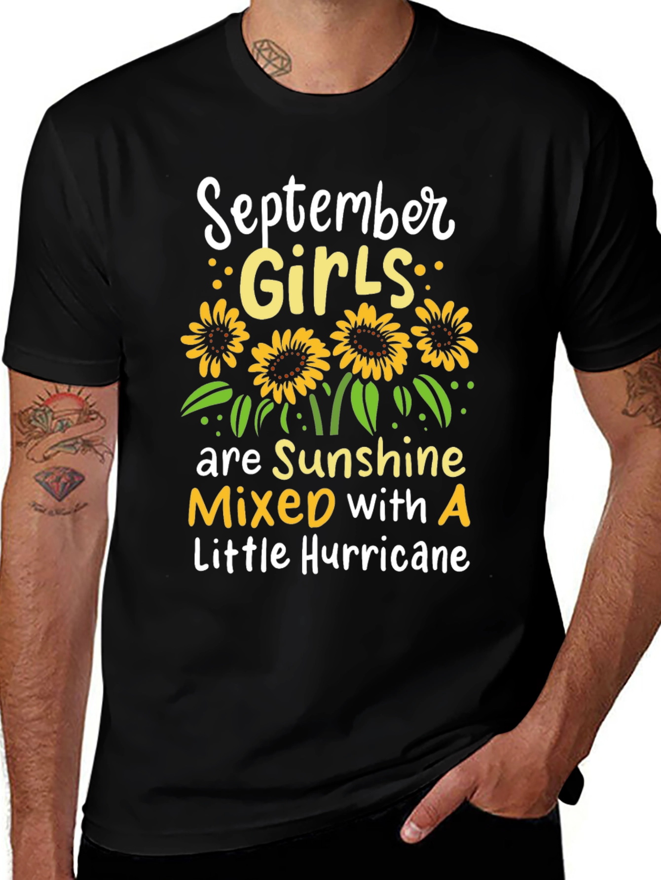 September Girls Sunflower Graphic T-Shirt