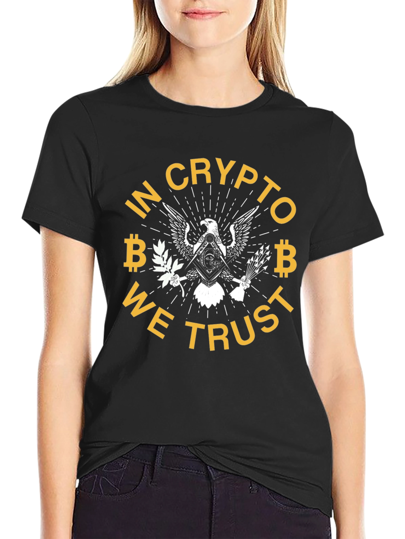 In Crypto We Trust Graphic Tee